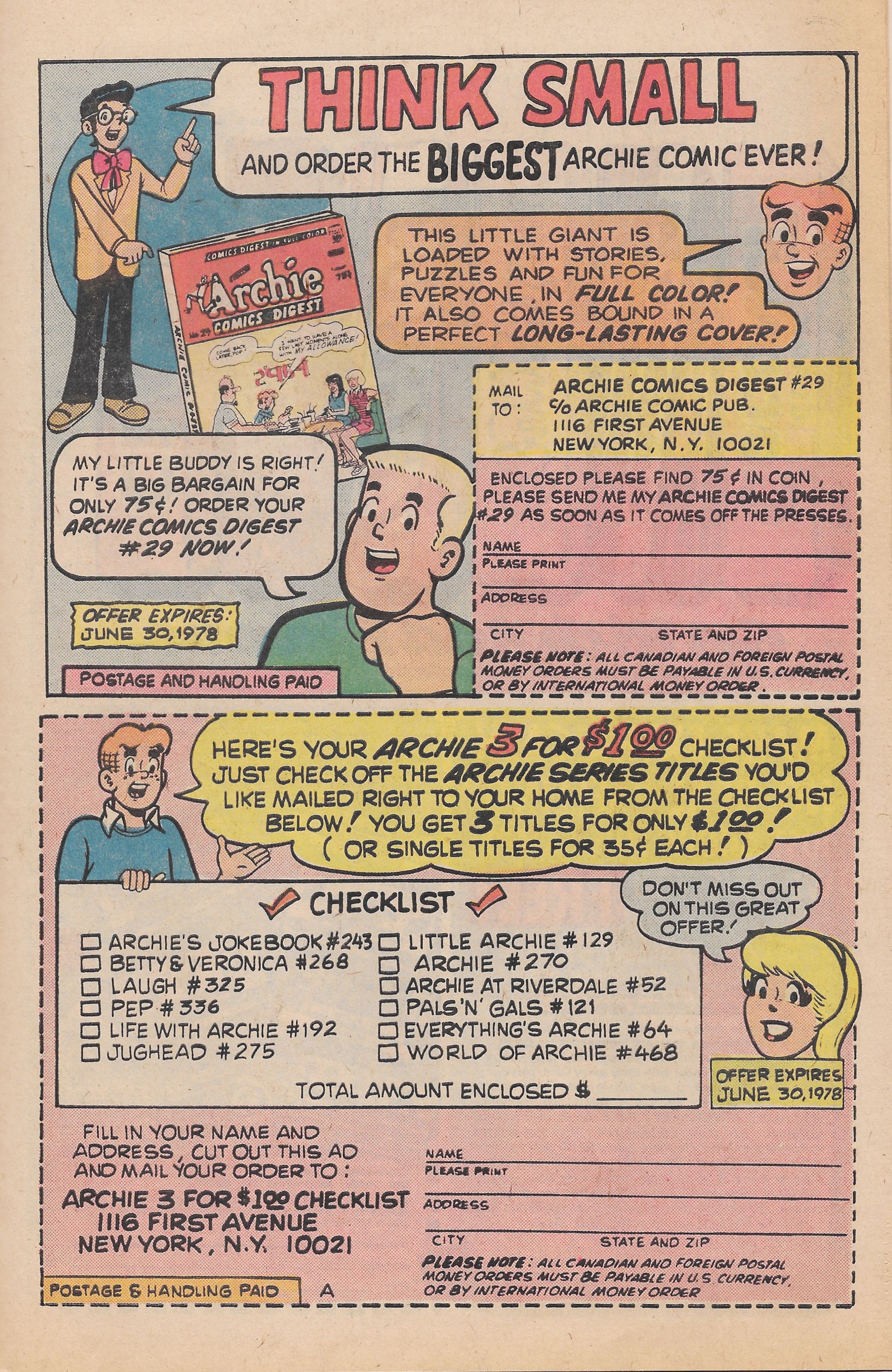 Read online Reggie and Me (1966) comic -  Issue #103 - 27