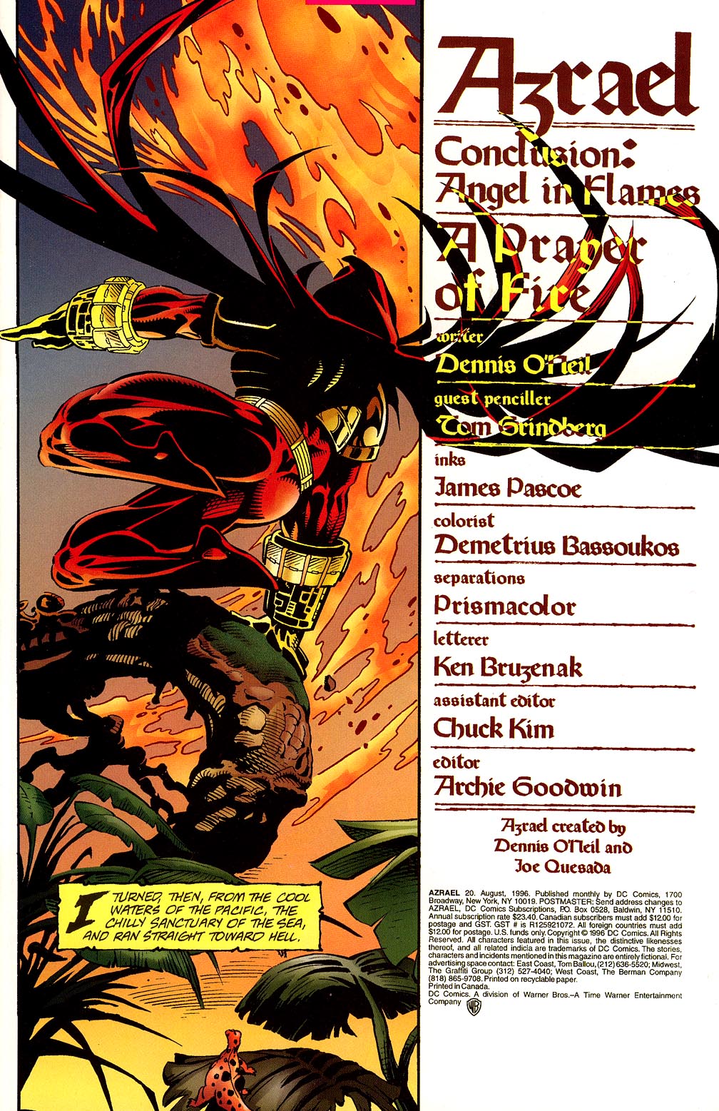 Read online Azrael (1995) comic -  Issue #20 - 2