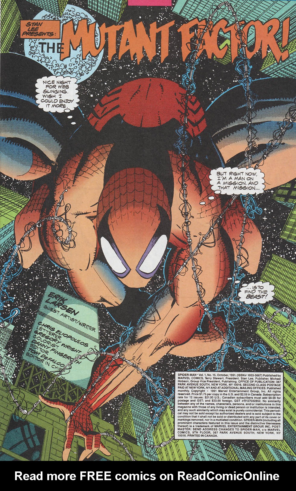 Spider-Man (1990) 15_-_The_Mutant_Factor Page 1