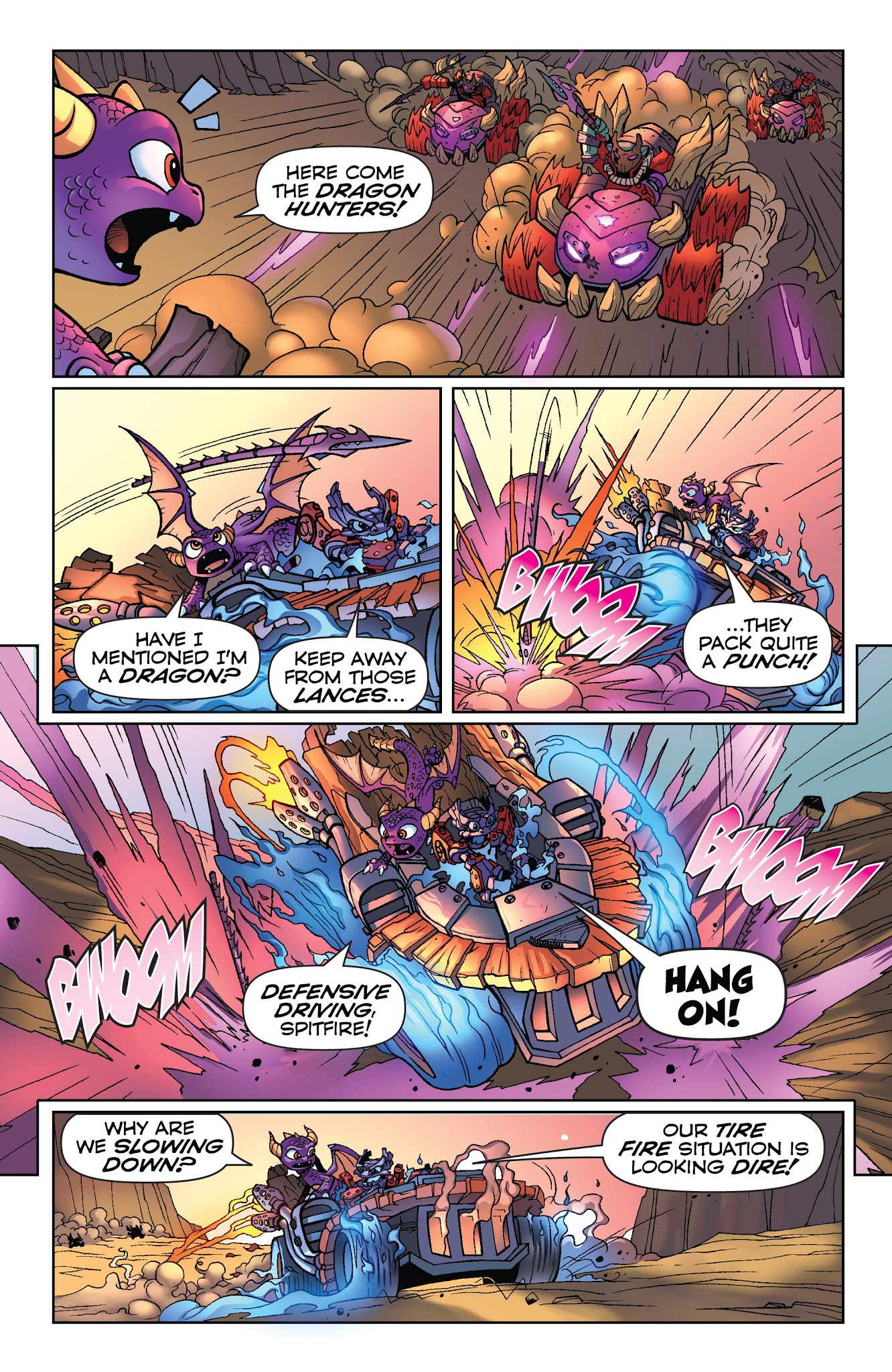 Read online Skylanders Quarterly-Spyro & Friends: Biting Back comic -  Issue # Full - 7