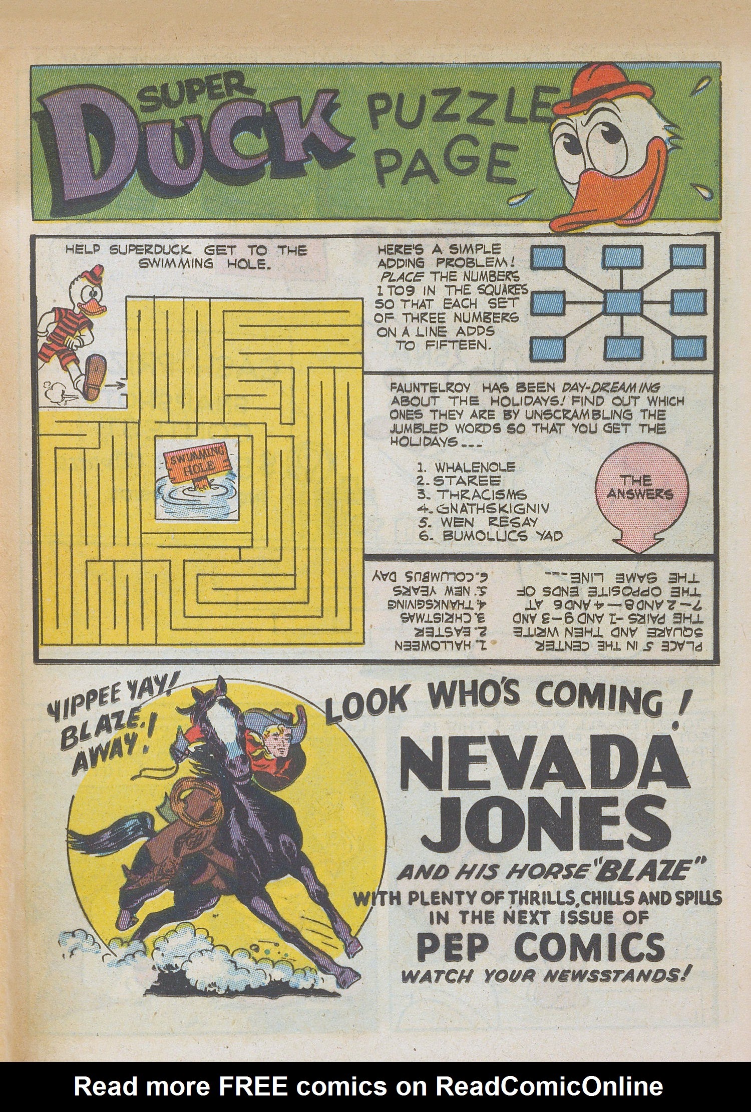 Read online Super Duck Comics comic -  Issue #18 - 35