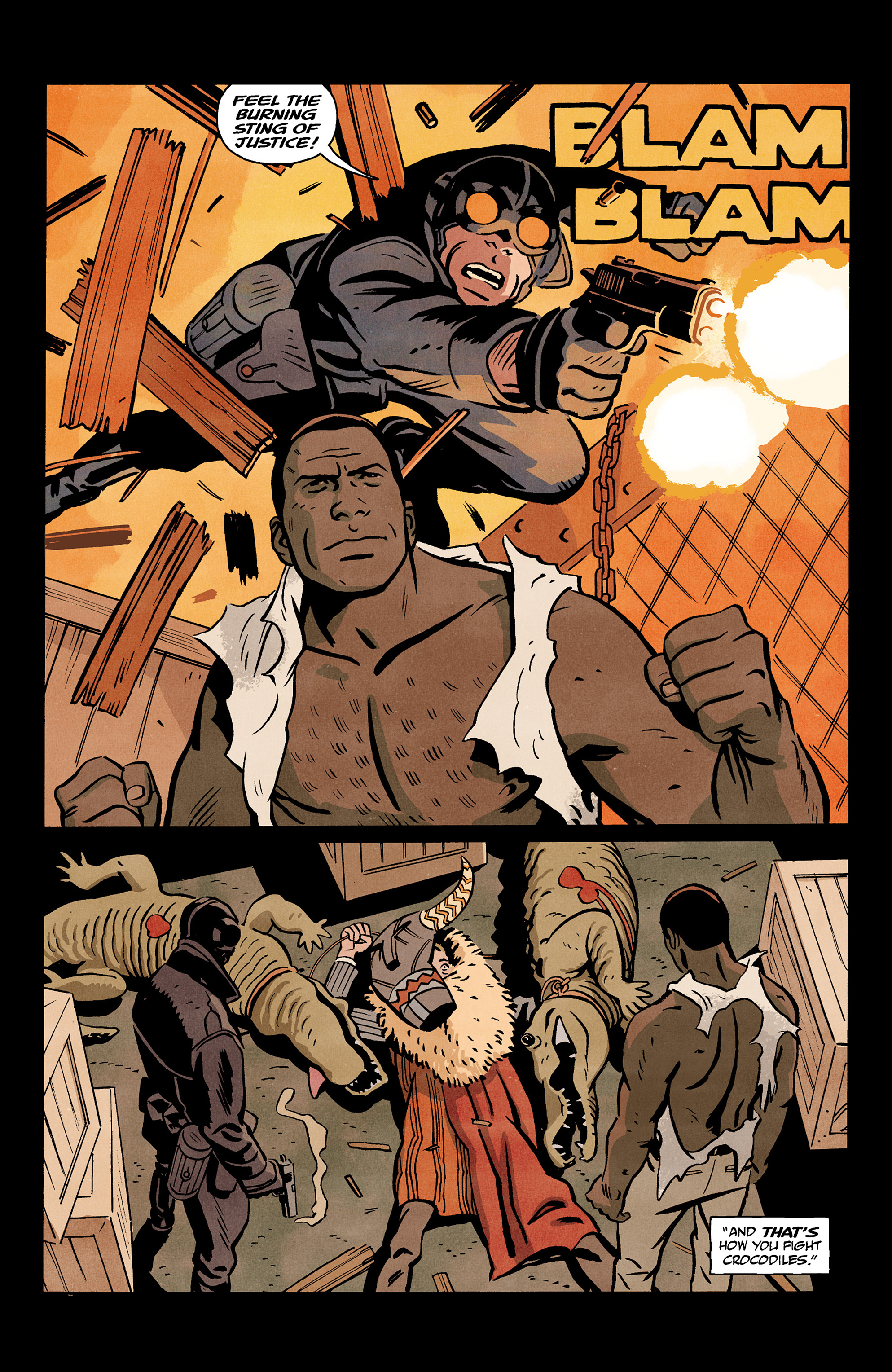 Read online Lobster Johnson: The Pirate's Ghost comic -  Issue #1 - 4