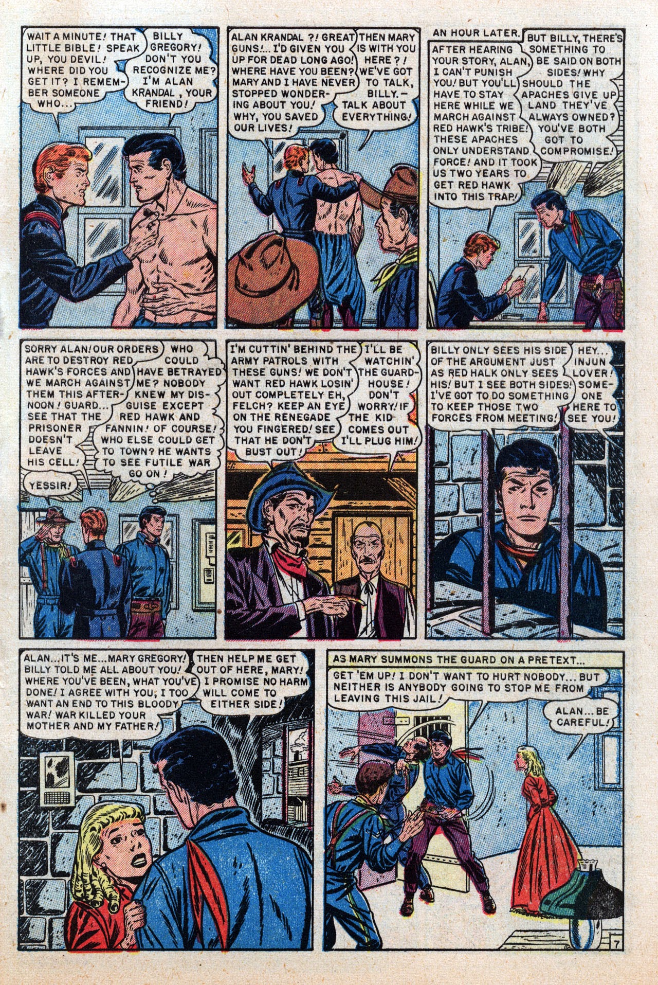 Read online Two Gun Western (1950) comic -  Issue #5 - 9