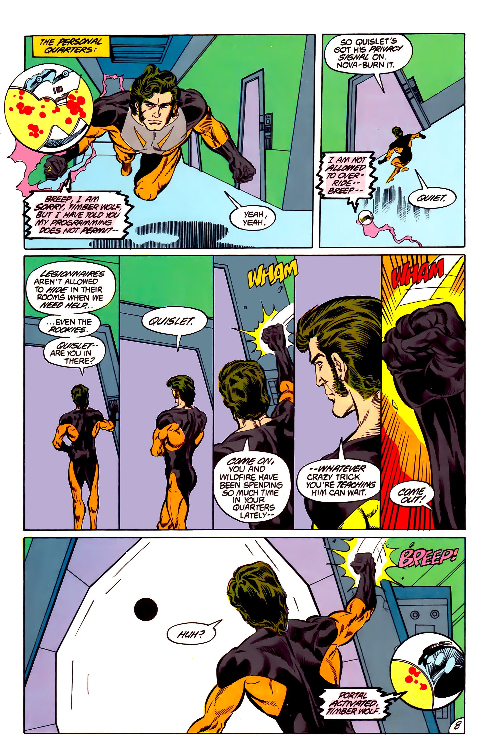 Read online Legion of Super-Heroes (1984) comic -  Issue #43 - 9