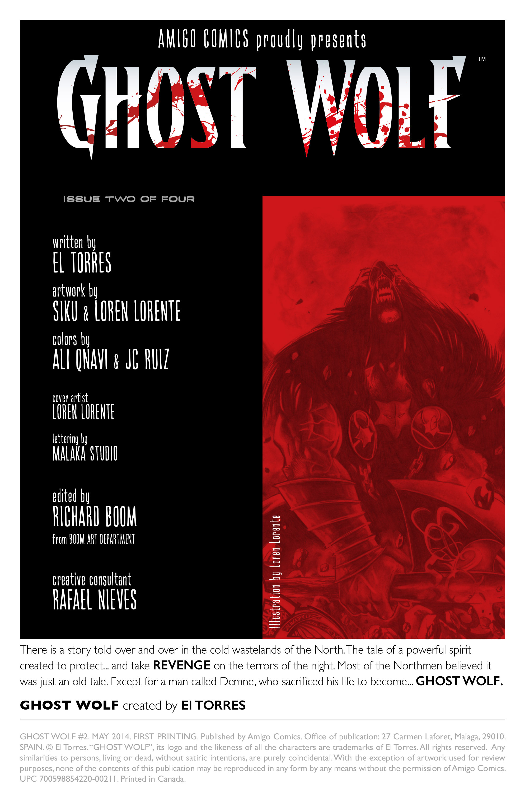 Read online Ghost Wolf comic -  Issue #2 - 2