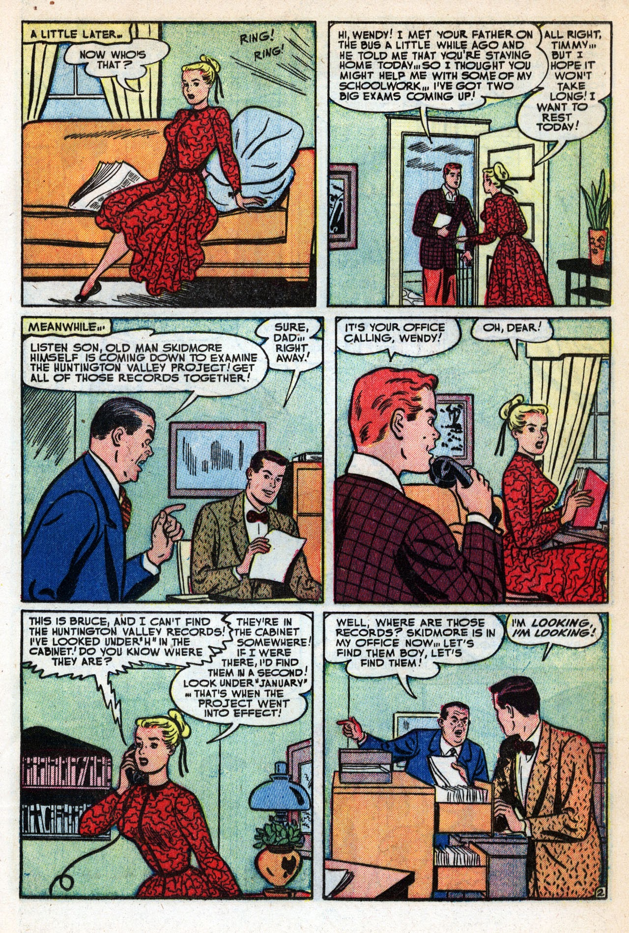Read online Patsy and her Pals comic -  Issue #8 - 21