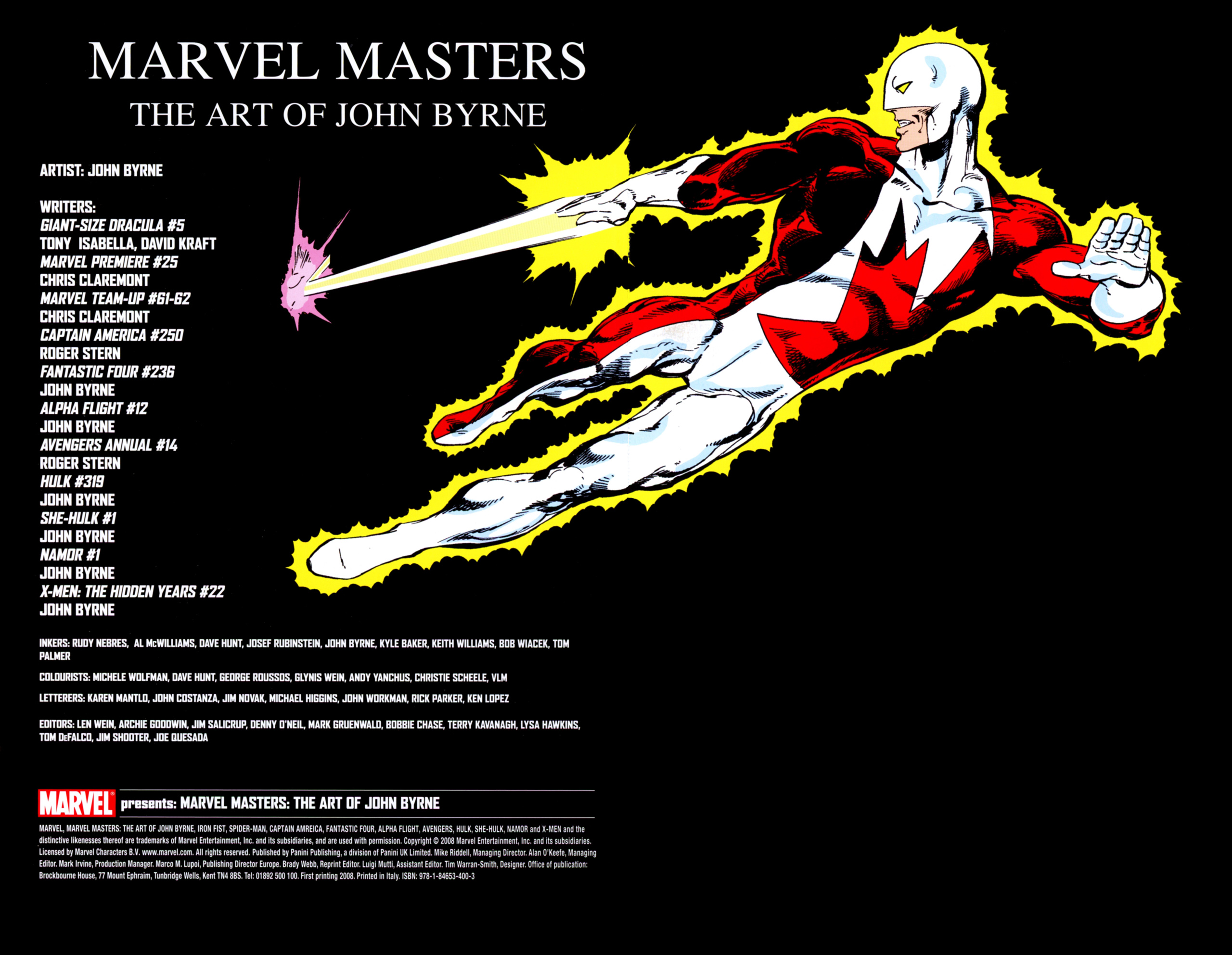 Read online Marvel Masters: The Art of John Byrne comic -  Issue # TPB (Part 1) - 3