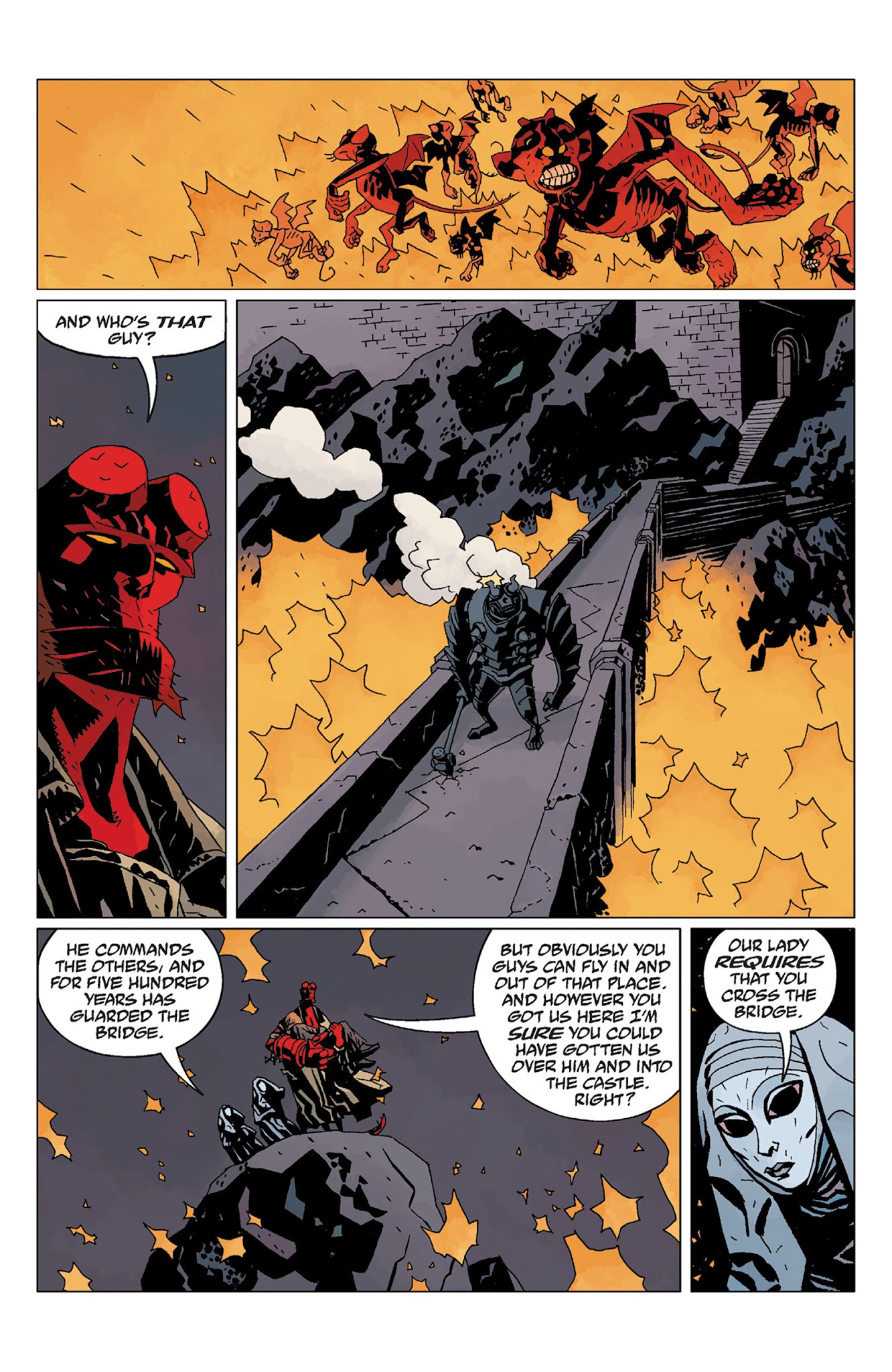 Read online Hellboy: The Wild Hunt comic -  Issue # TPB - 100
