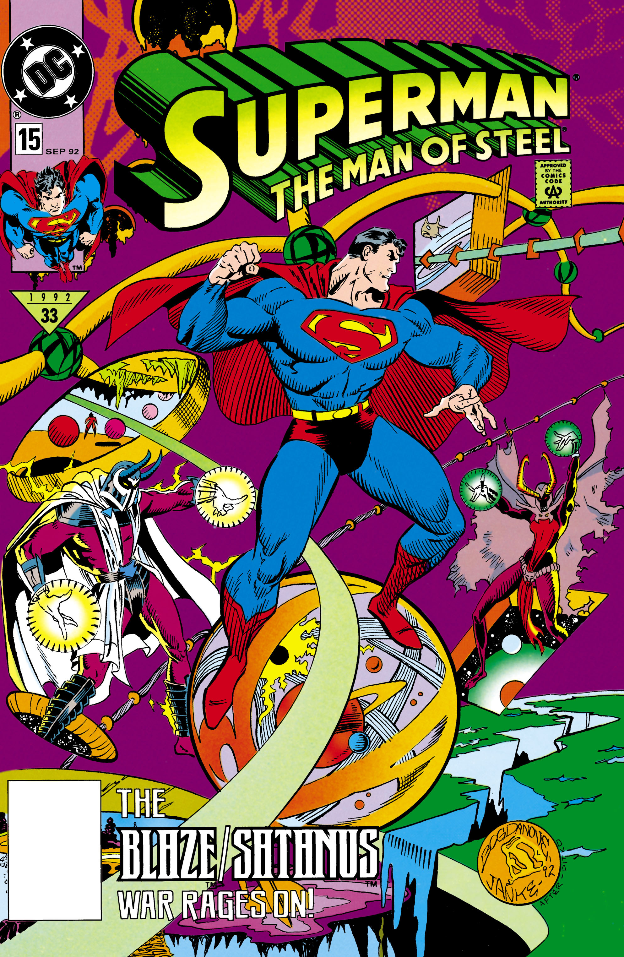 Read online Superman: The Man of Steel (1991) comic -  Issue #15 - 1