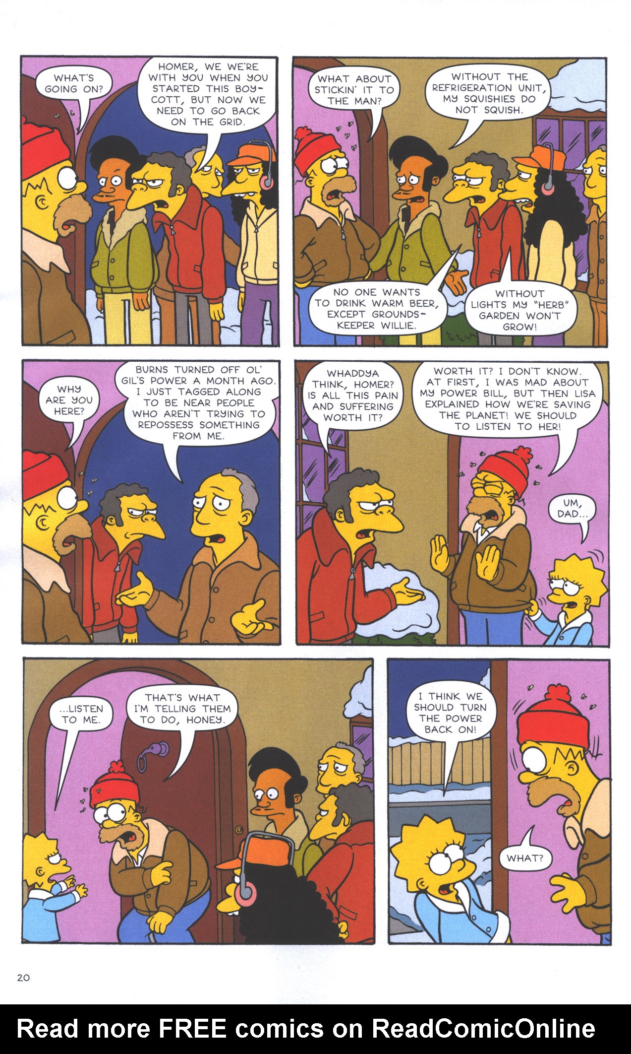 Read online The Simpsons Winter Wingding comic -  Issue #4 - 22