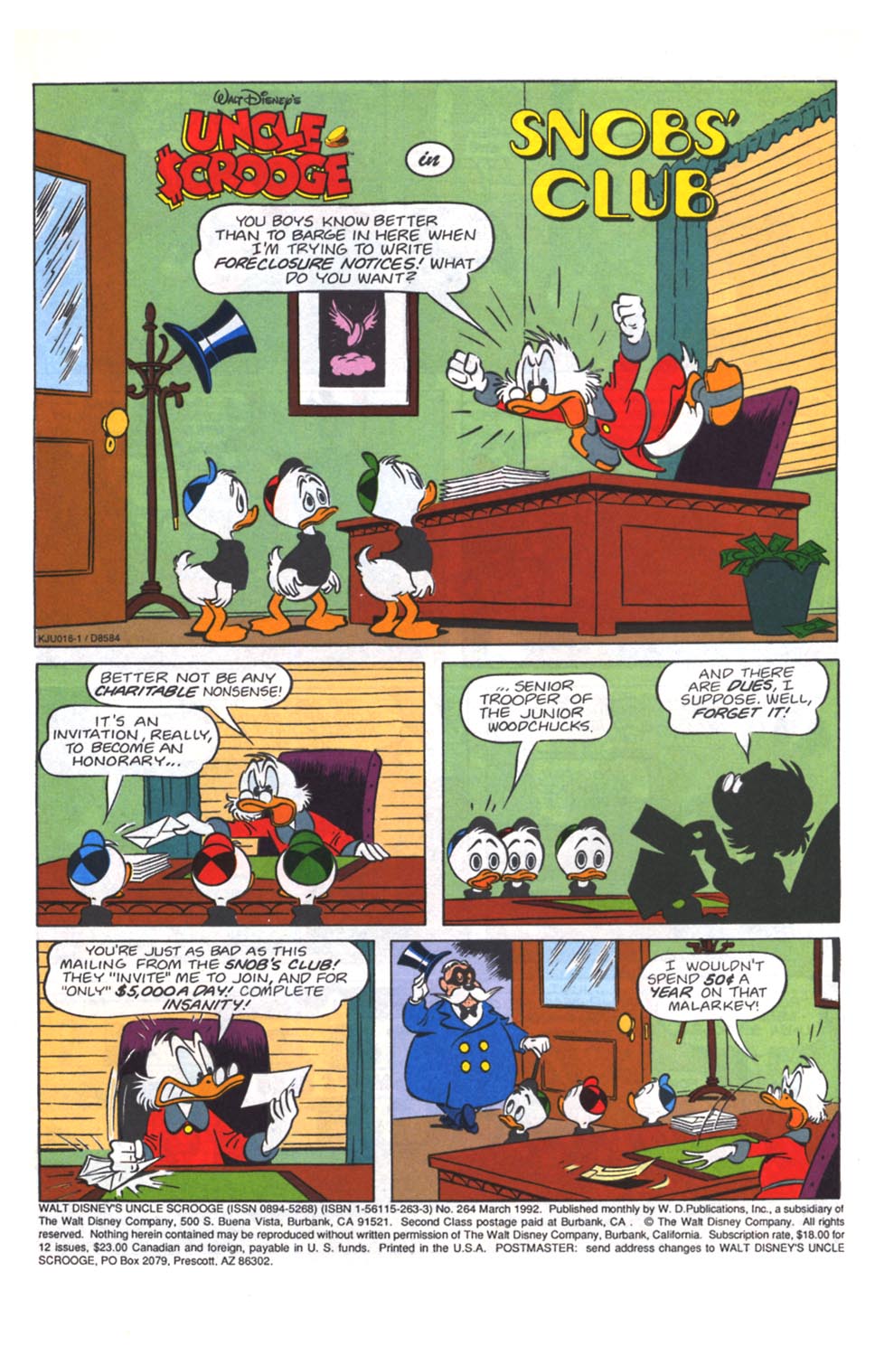 Read online Uncle Scrooge (1953) comic -  Issue #264 - 2