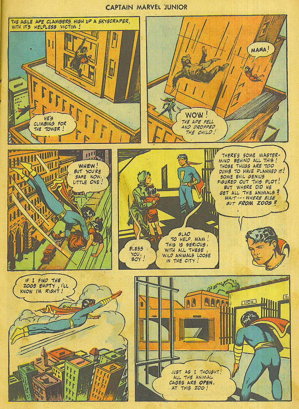 Read online Captain Marvel, Jr. comic -  Issue #43 - 8