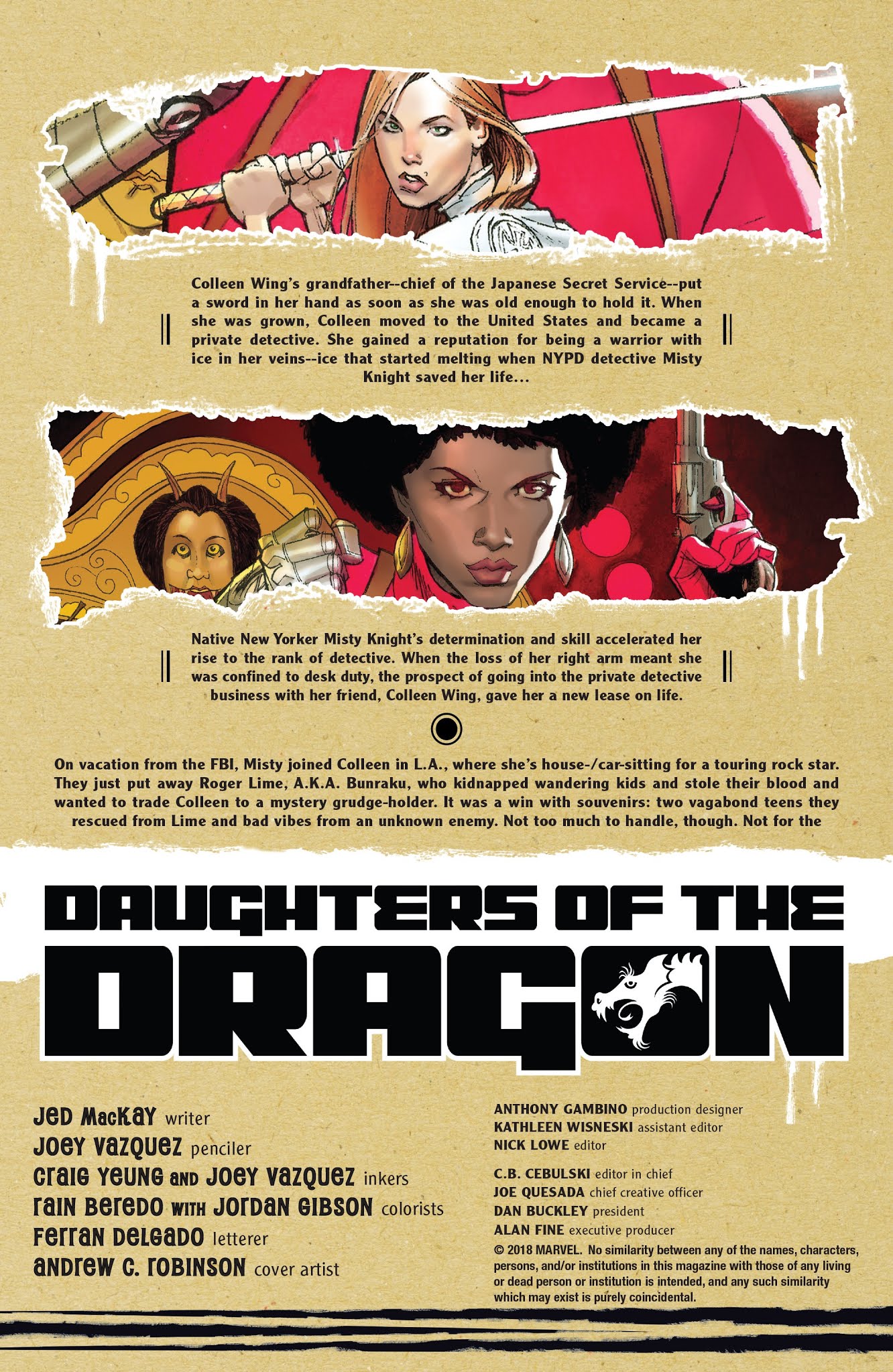 Read online Daughters of the Dragon (2018) comic -  Issue #2 - 2
