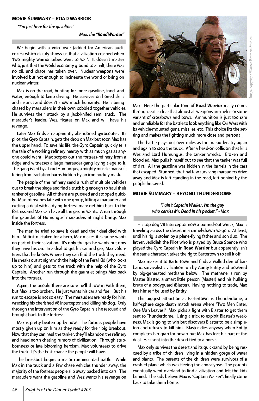 Read online Knights of the Dinner Table comic -  Issue #203 - 48