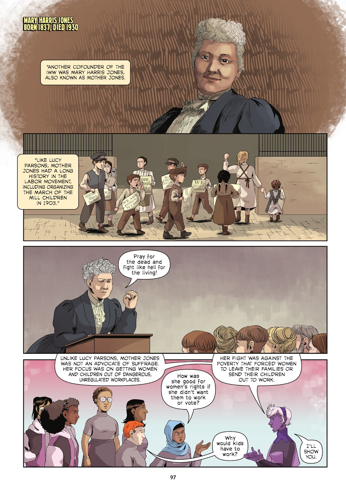 Amazons, Abolitionists, and Activists: A Graphic History of Women's Fight for Their Rights issue TPB (Part 1) - Page 93