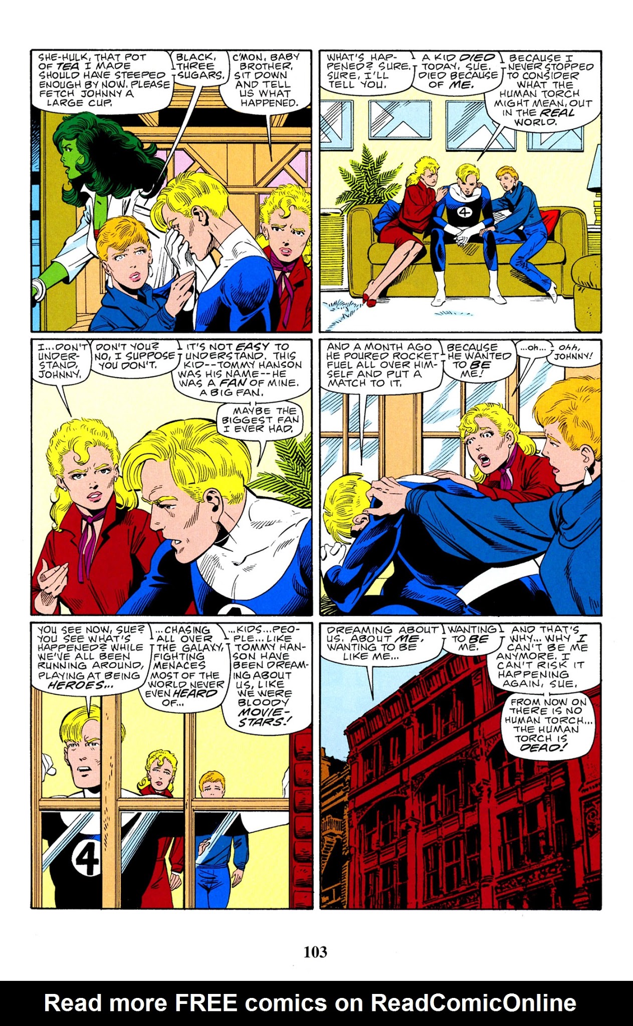 Read online Fantastic Four Visionaries: John Byrne comic -  Issue # TPB 7 - 104