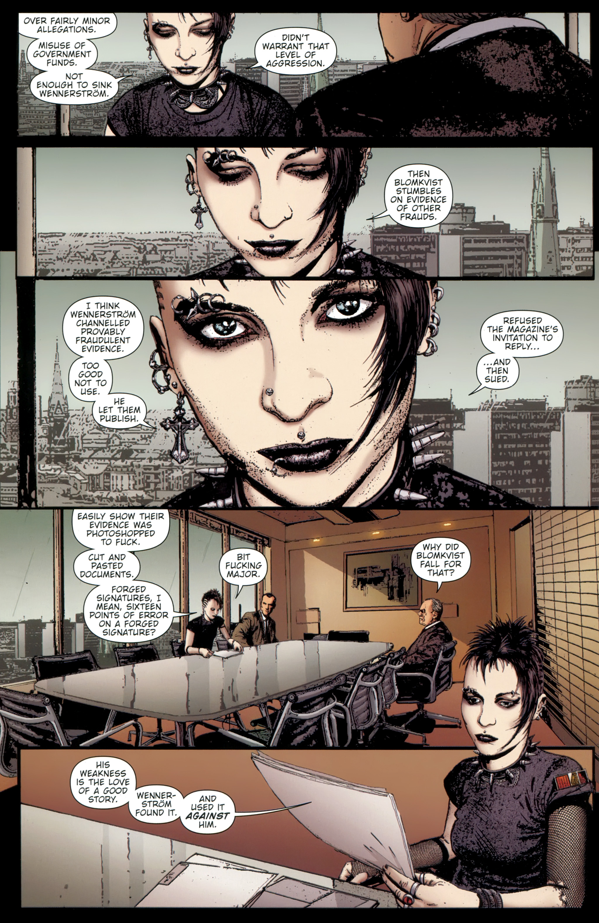Read online The Girl With the Dragon Tattoo comic -  Issue # TPB 1 - 23