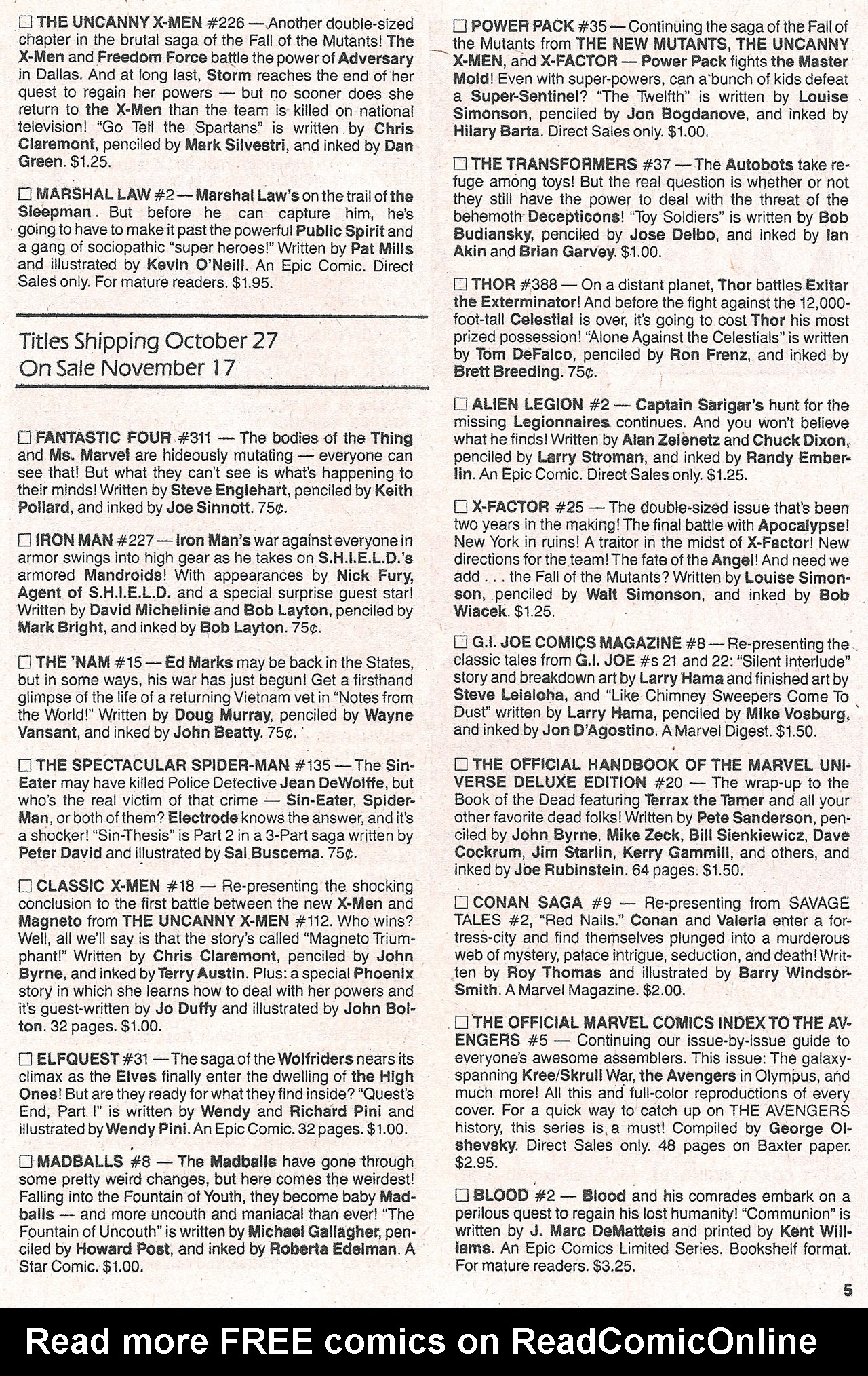 Read online Marvel Age comic -  Issue #58 - 7