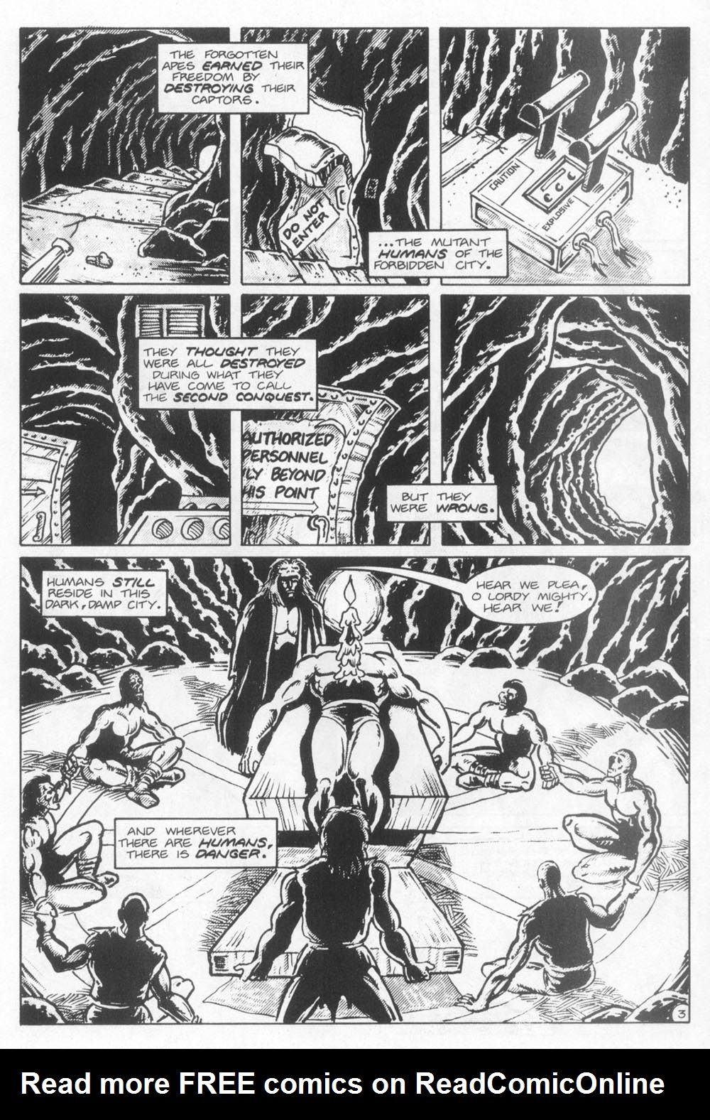 Read online Planet of the Apes (1990) comic -  Issue #21 - 5