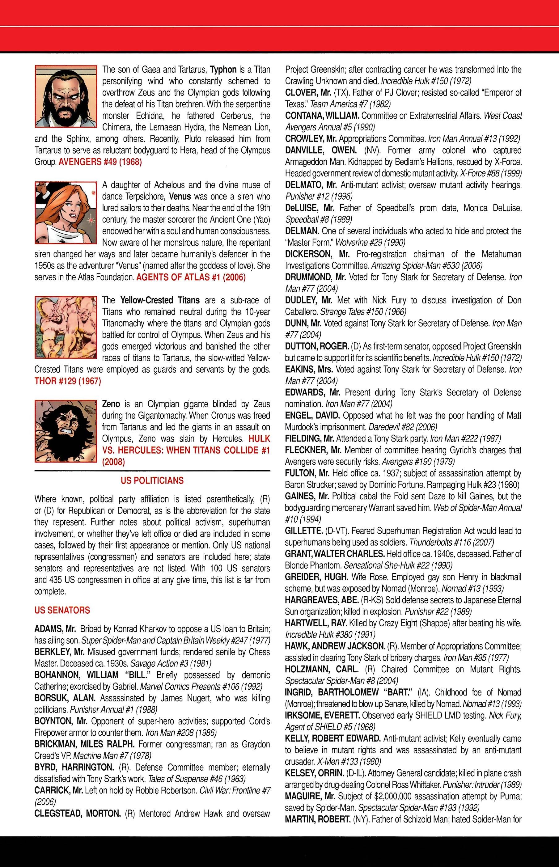 Read online Official Handbook of the Marvel Universe A to Z comic -  Issue # TPB 9 (Part 2) - 139