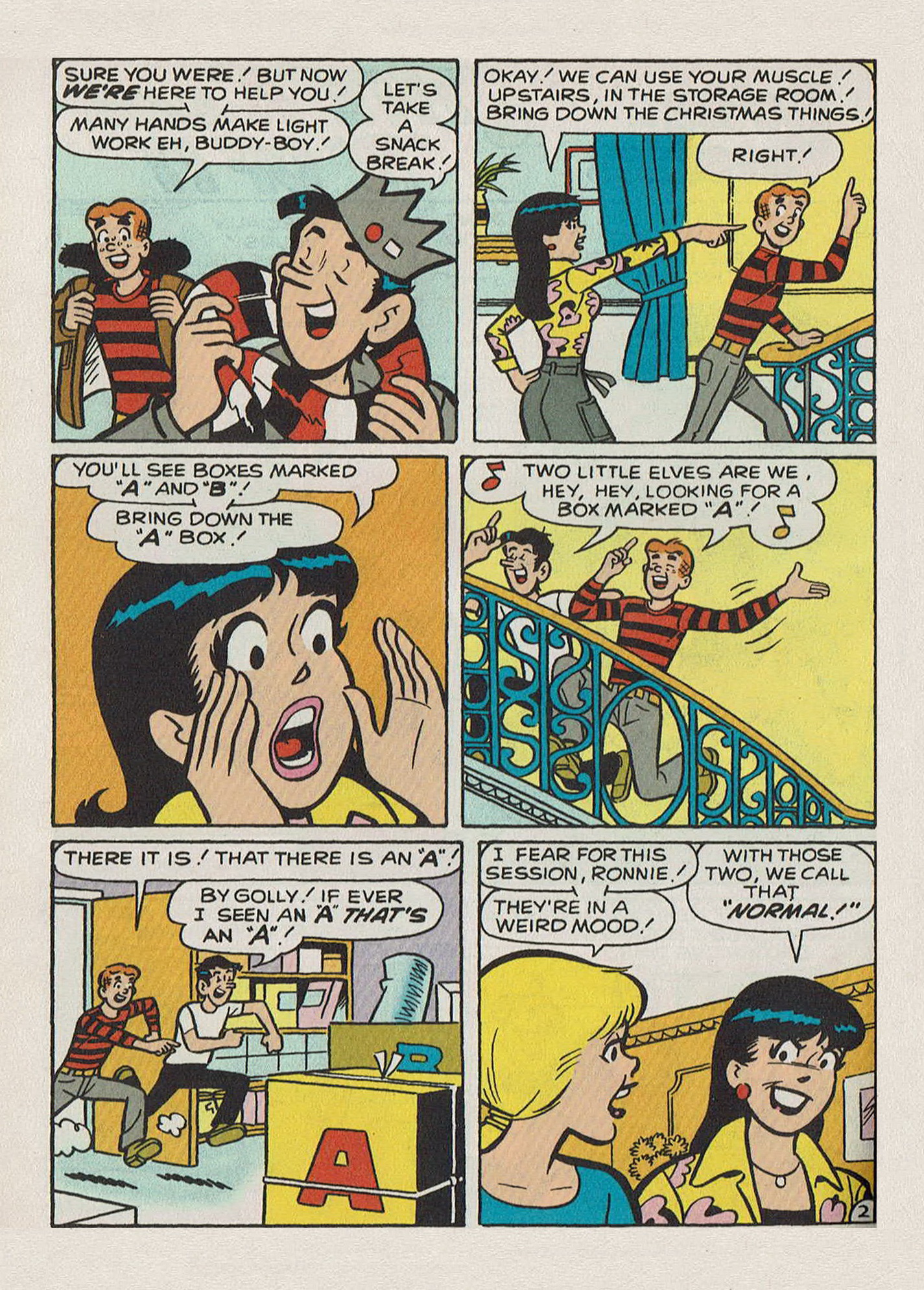 Read online Archie's Holiday Fun Digest comic -  Issue #12 - 38