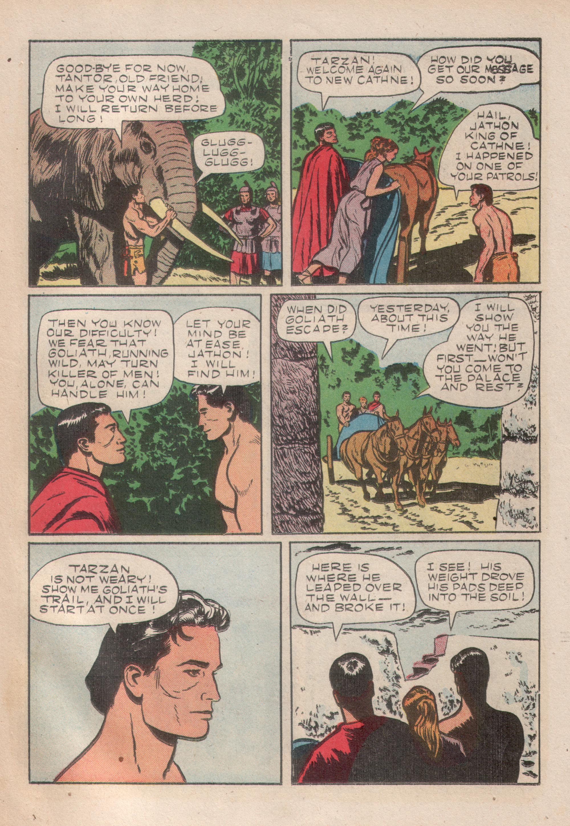 Read online Tarzan (1948) comic -  Issue #41 - 31
