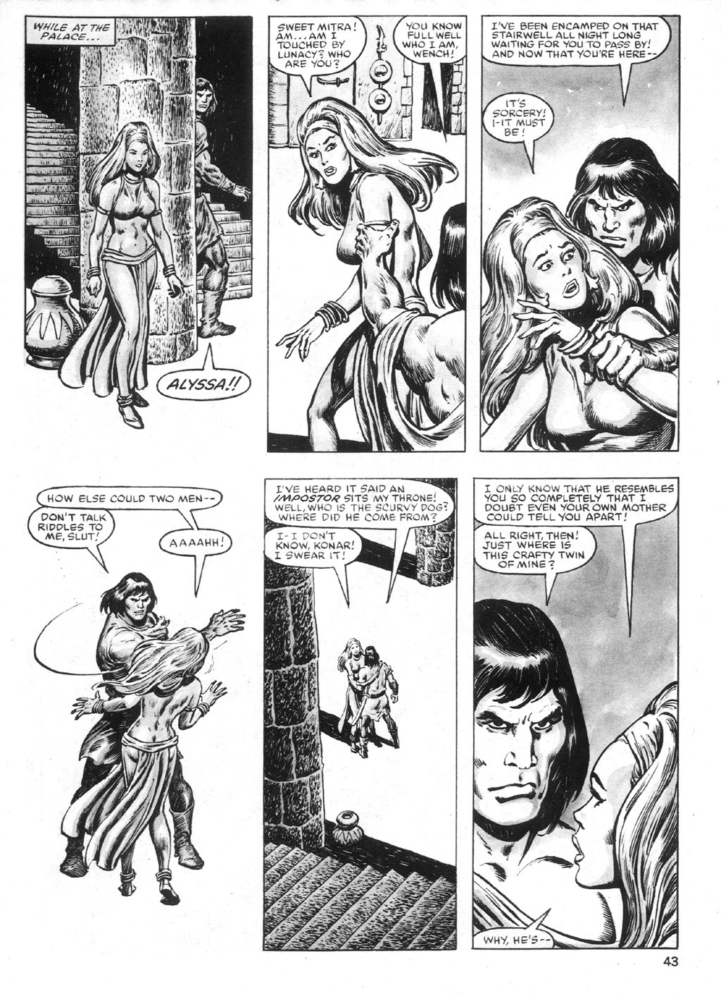 Read online The Savage Sword Of Conan comic -  Issue #93 - 43