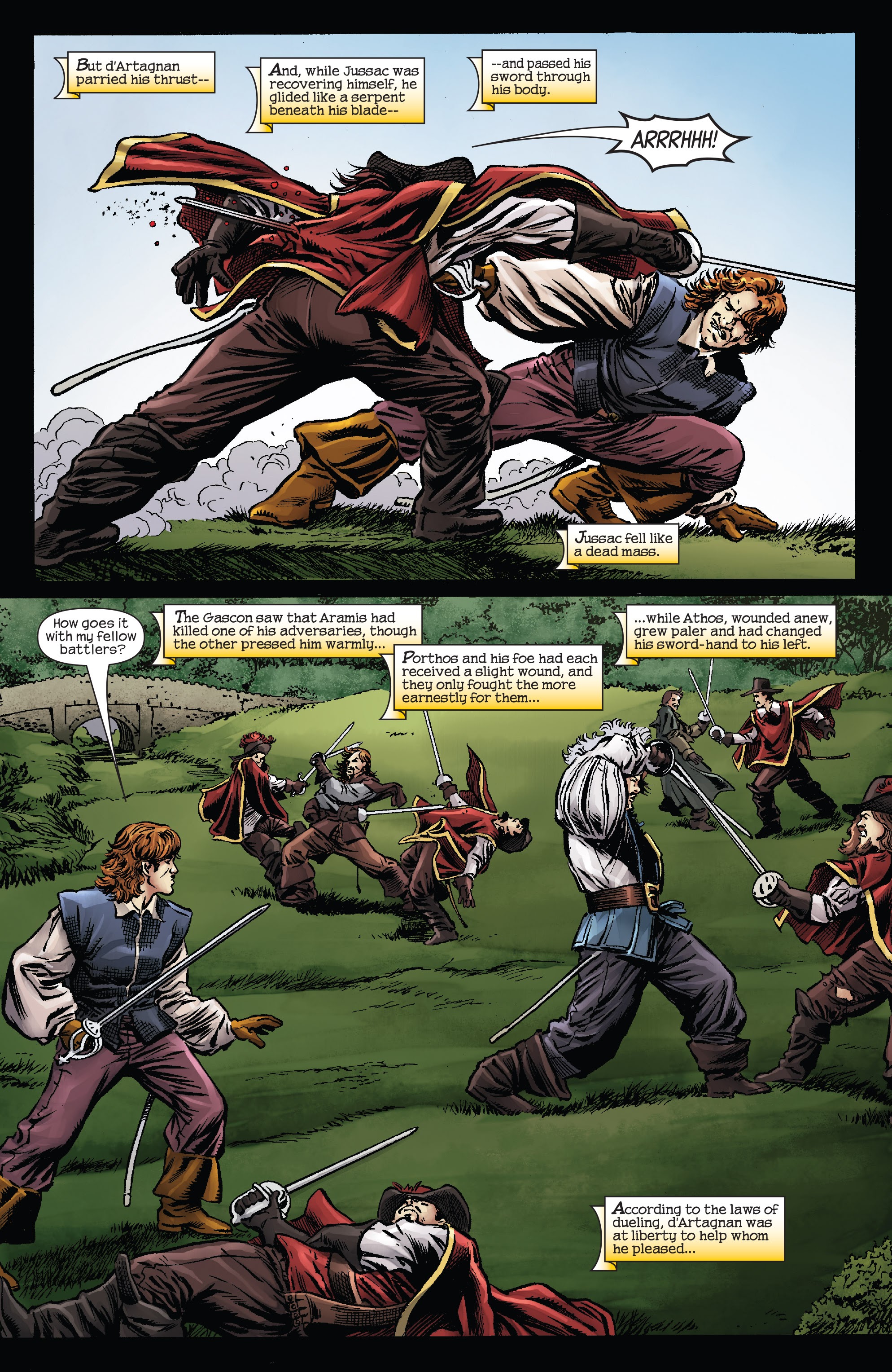 Read online Marvel Illustrated: The Three Musketeers comic -  Issue #1 - 22