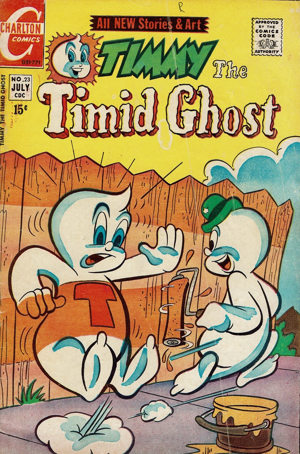 Read online Timmy the Timid Ghost comic -  Issue #23 - 1