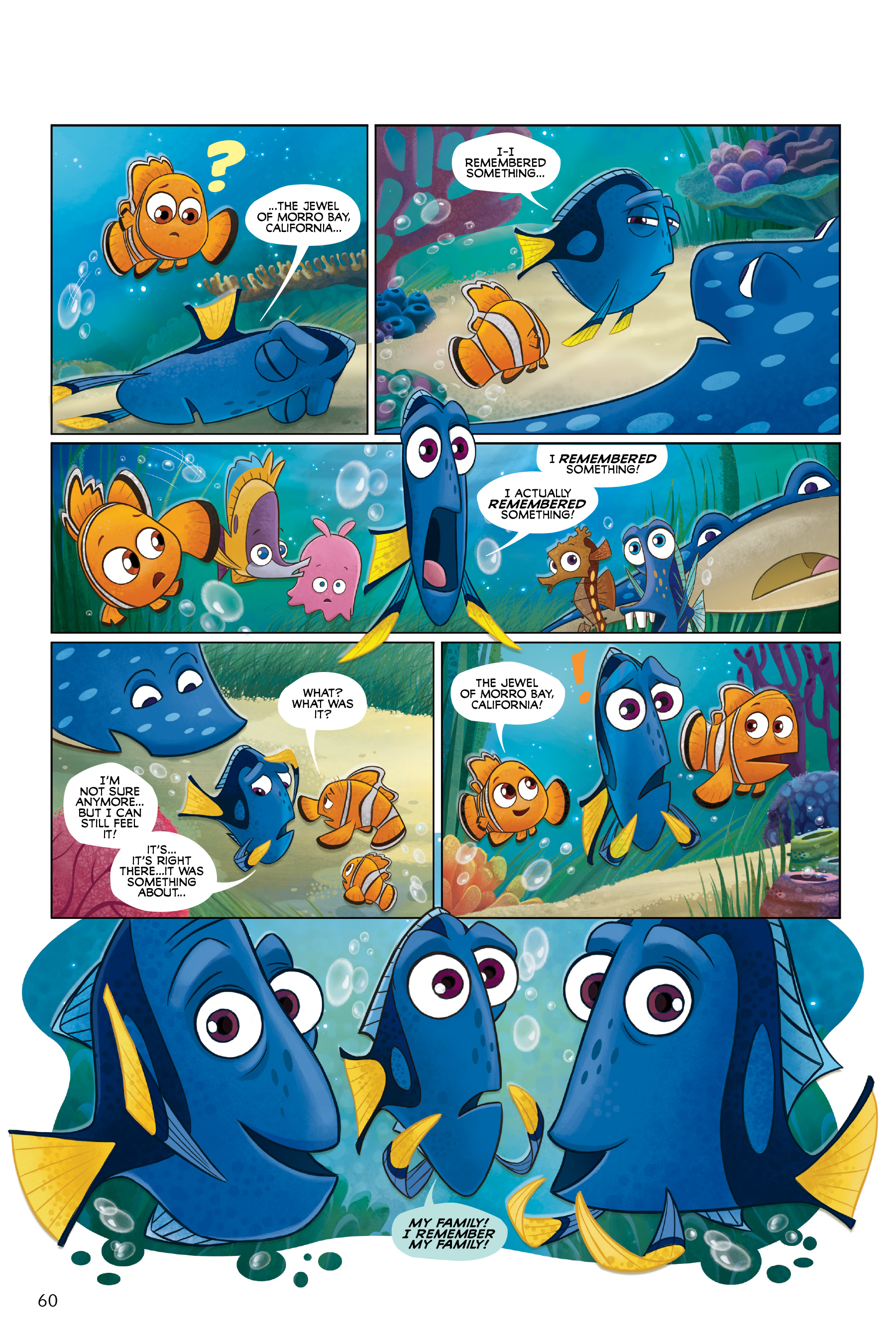 Read online Disney/PIXAR Finding Nemo and Finding Dory: The Story of the Movies in Comics comic -  Issue # TPB - 60