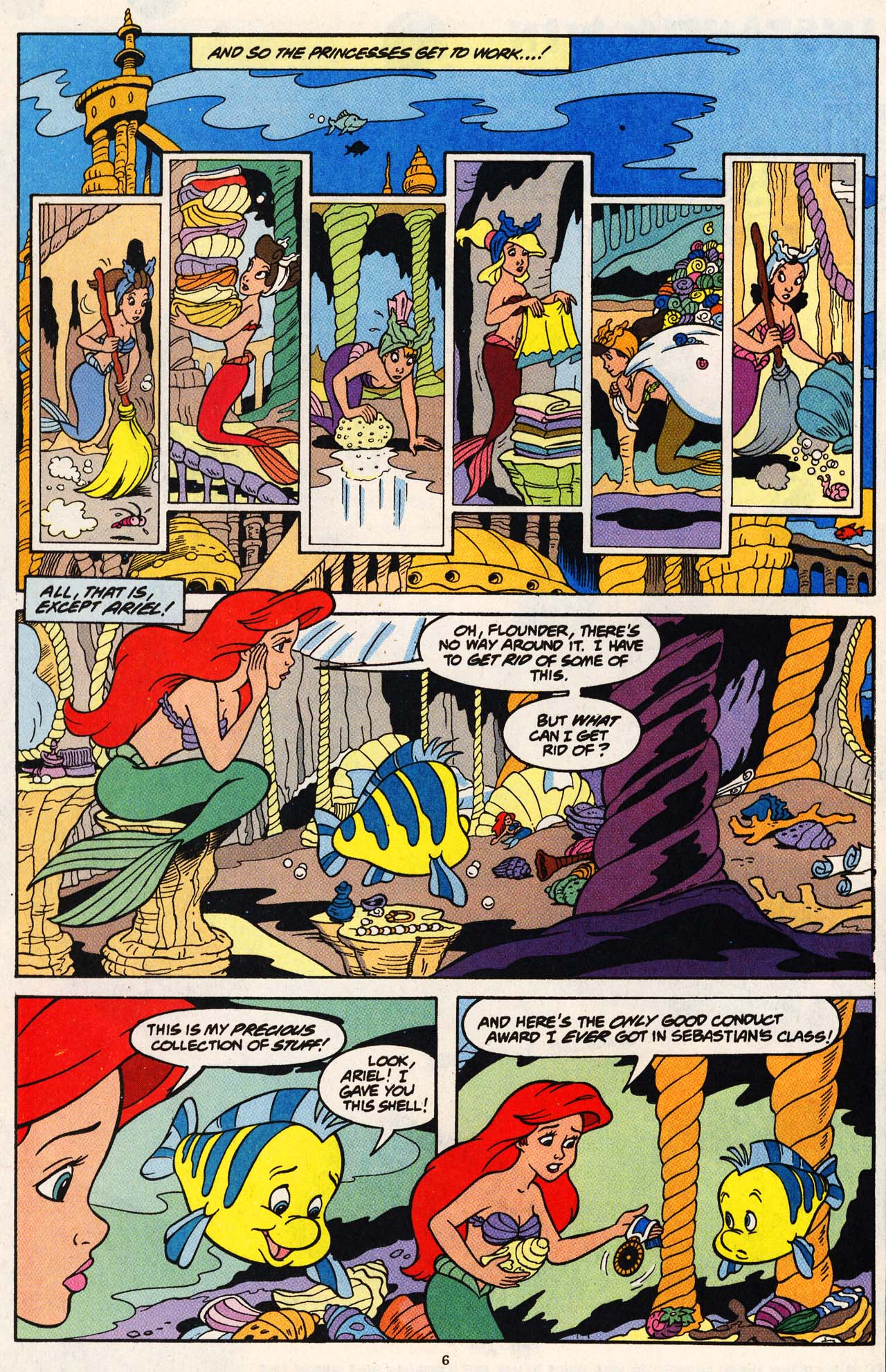 Read online Disney's The Little Mermaid comic -  Issue #6 - 8