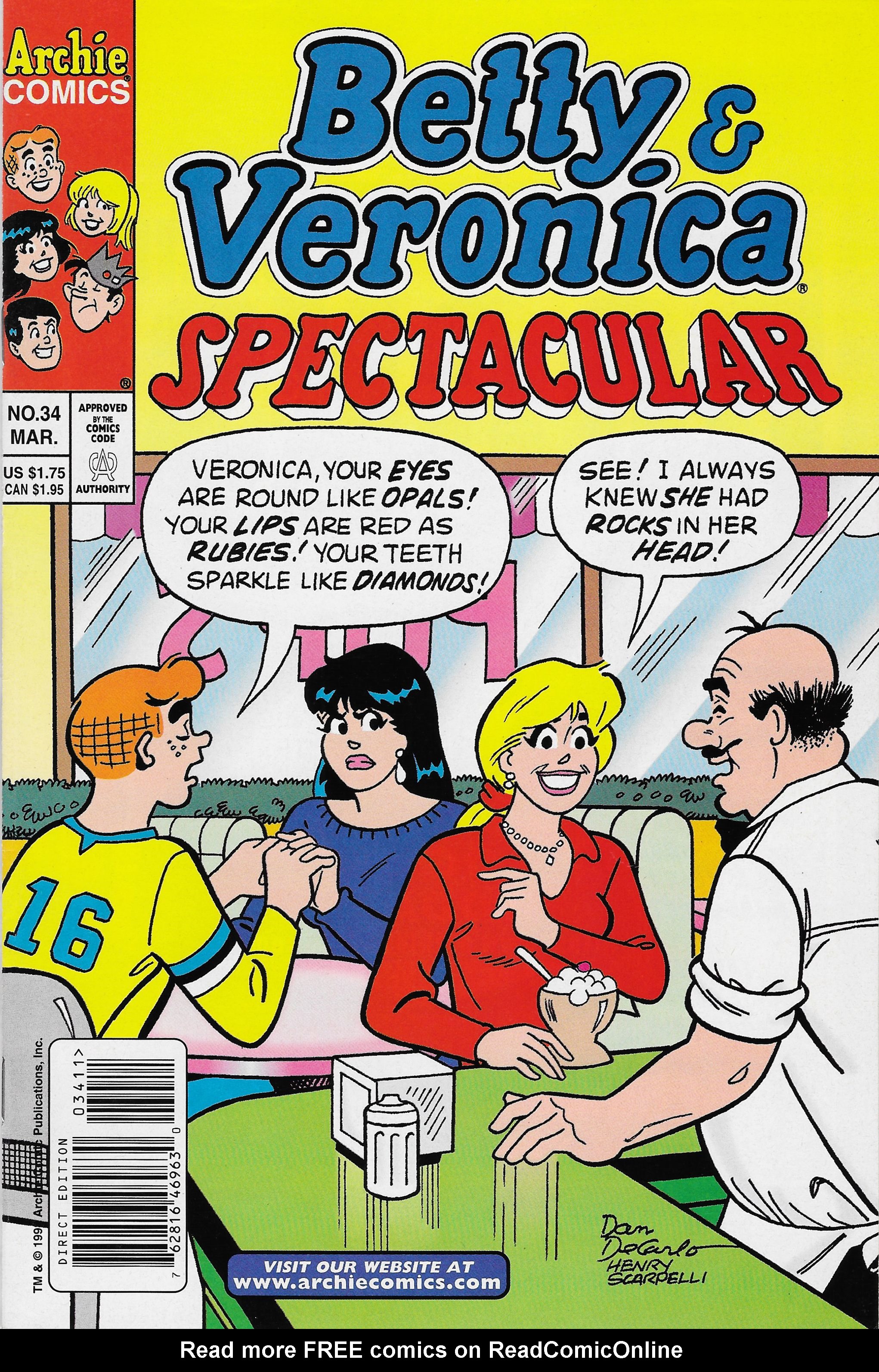 Read online Betty & Veronica Spectacular comic -  Issue #34 - 1