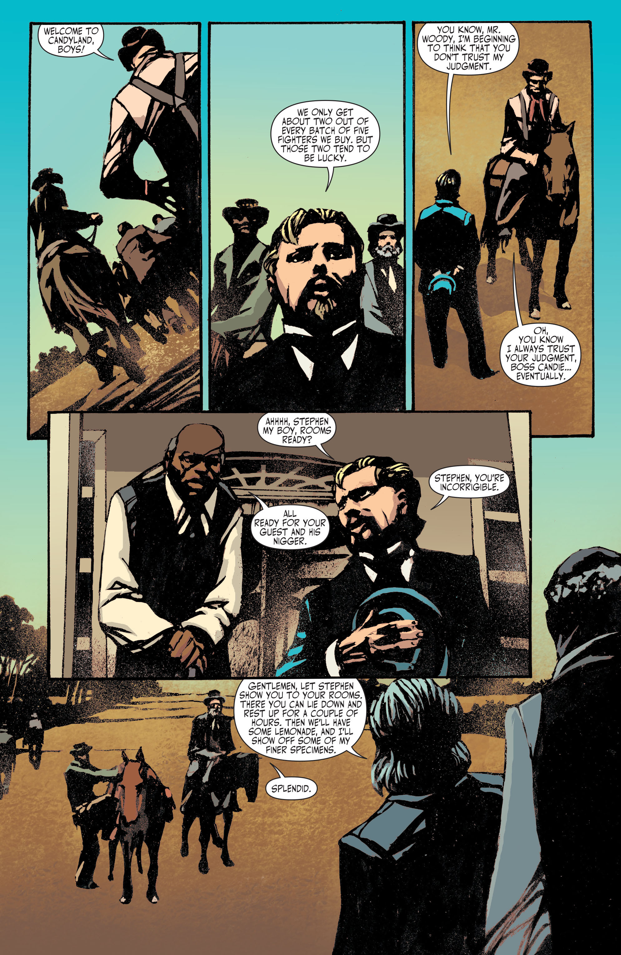 Read online Django Unchained comic -  Issue #5 - 17