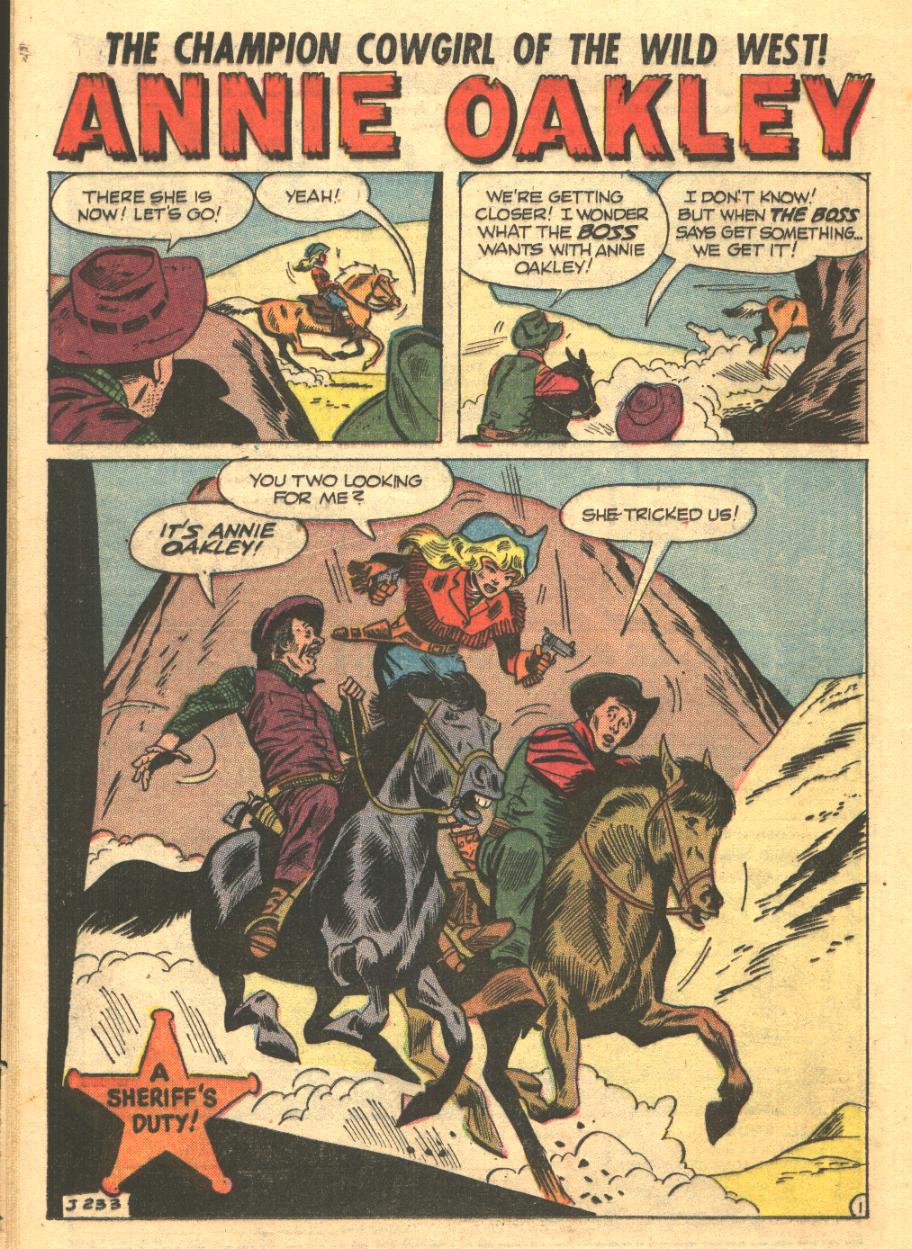 Read online Annie Oakley comic -  Issue #11 - 16