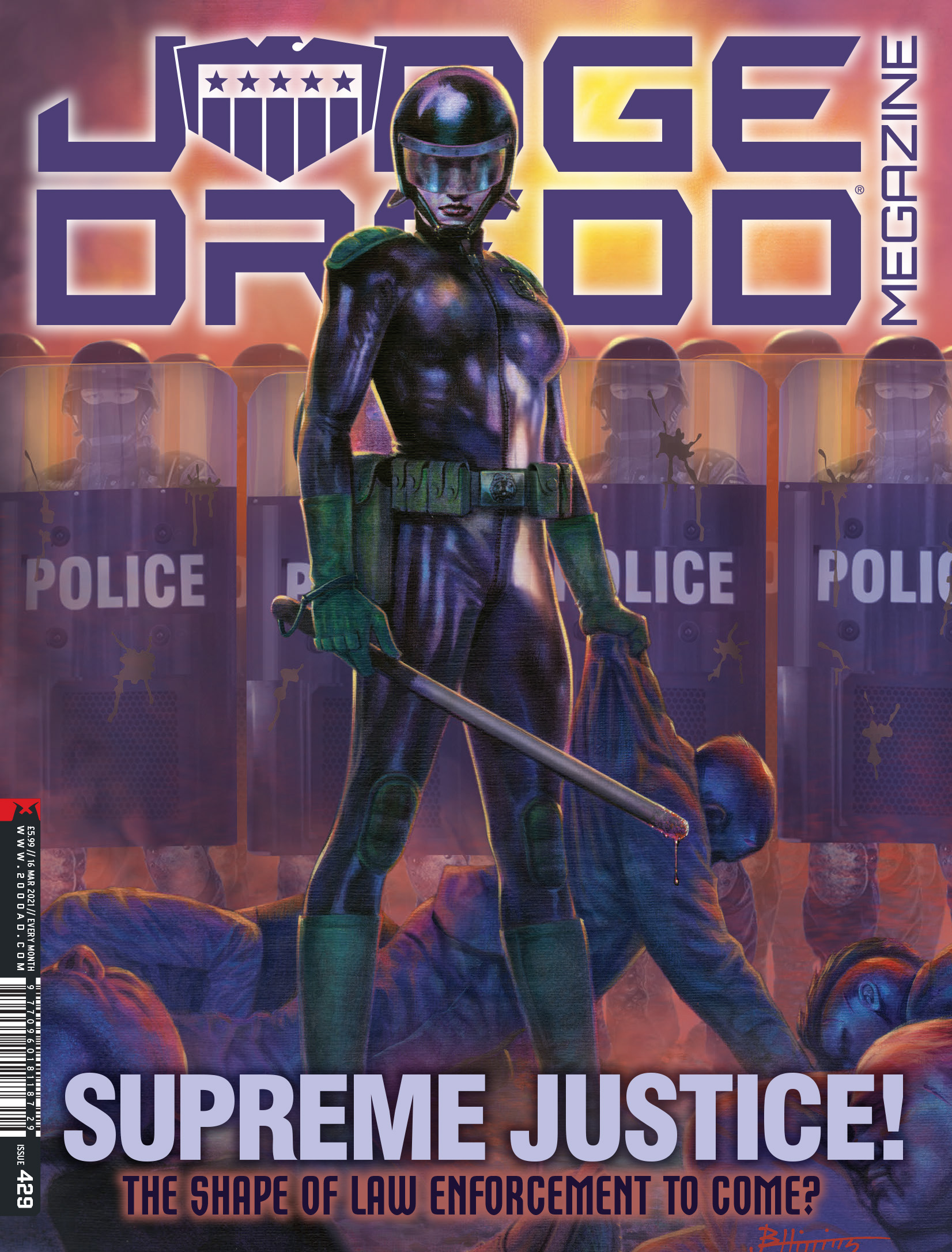 Read online Judge Dredd Megazine (Vol. 5) comic -  Issue #429 - 1