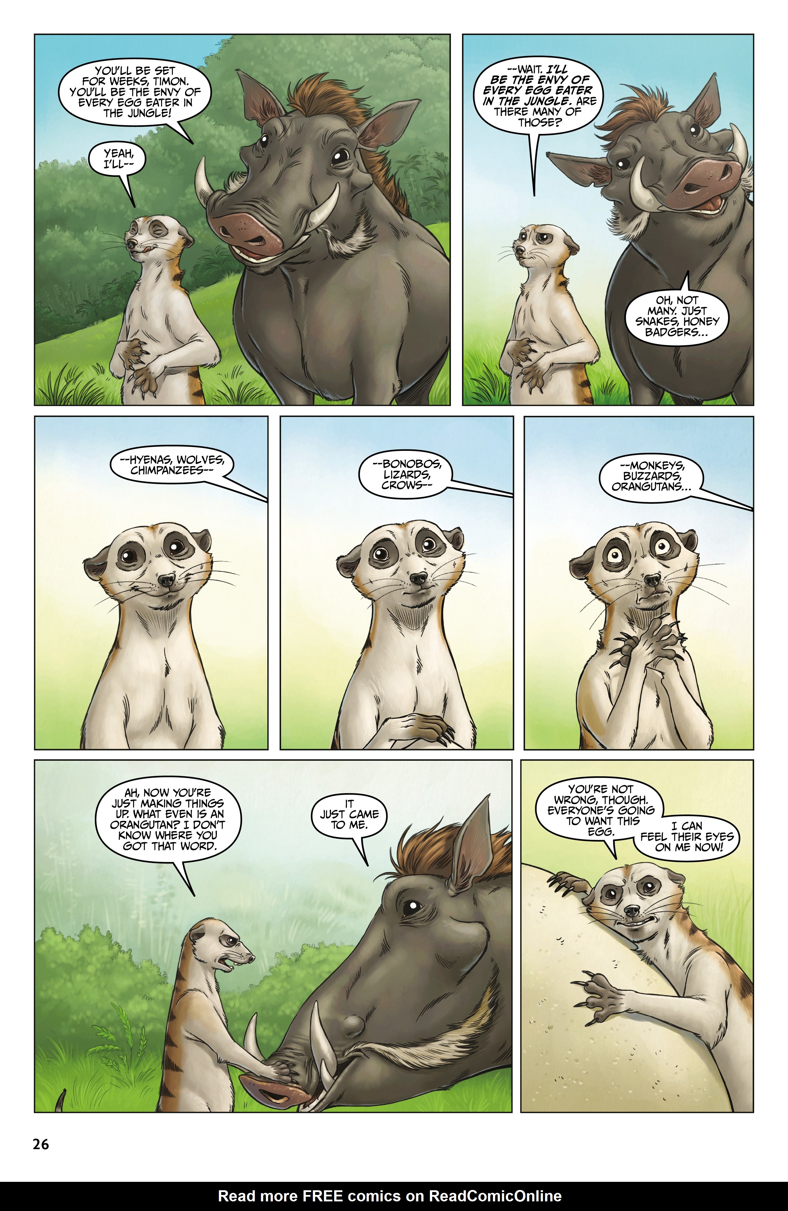 Read online Disney The Lion King: Wild Schemes and Catastrophes comic -  Issue # TPB - 27