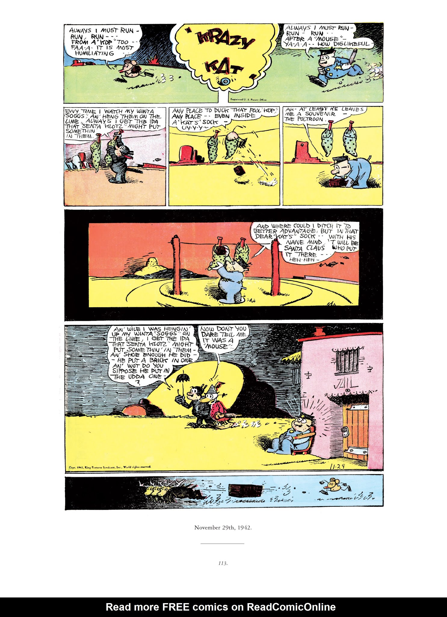 Read online Krazy & Ignatz comic -  Issue # TPB 12 - 112