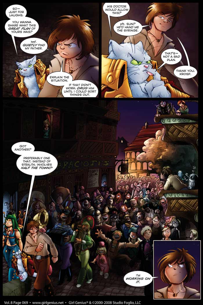 Read online Girl Genius (2002) comic -  Issue #8 - 70