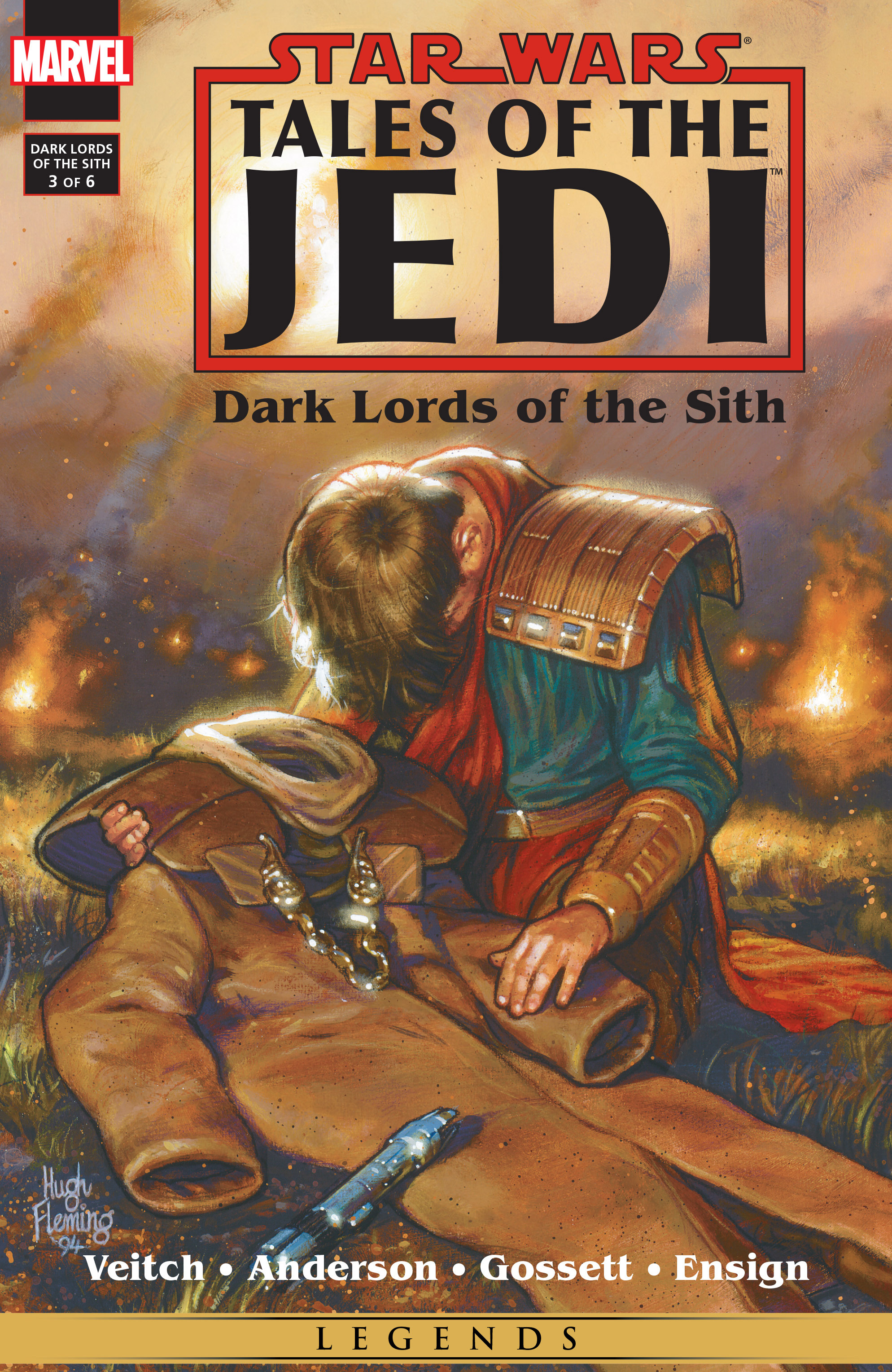 Read online Star Wars: Tales of the Jedi - Dark Lords of the Sith comic -  Issue #3 - 1