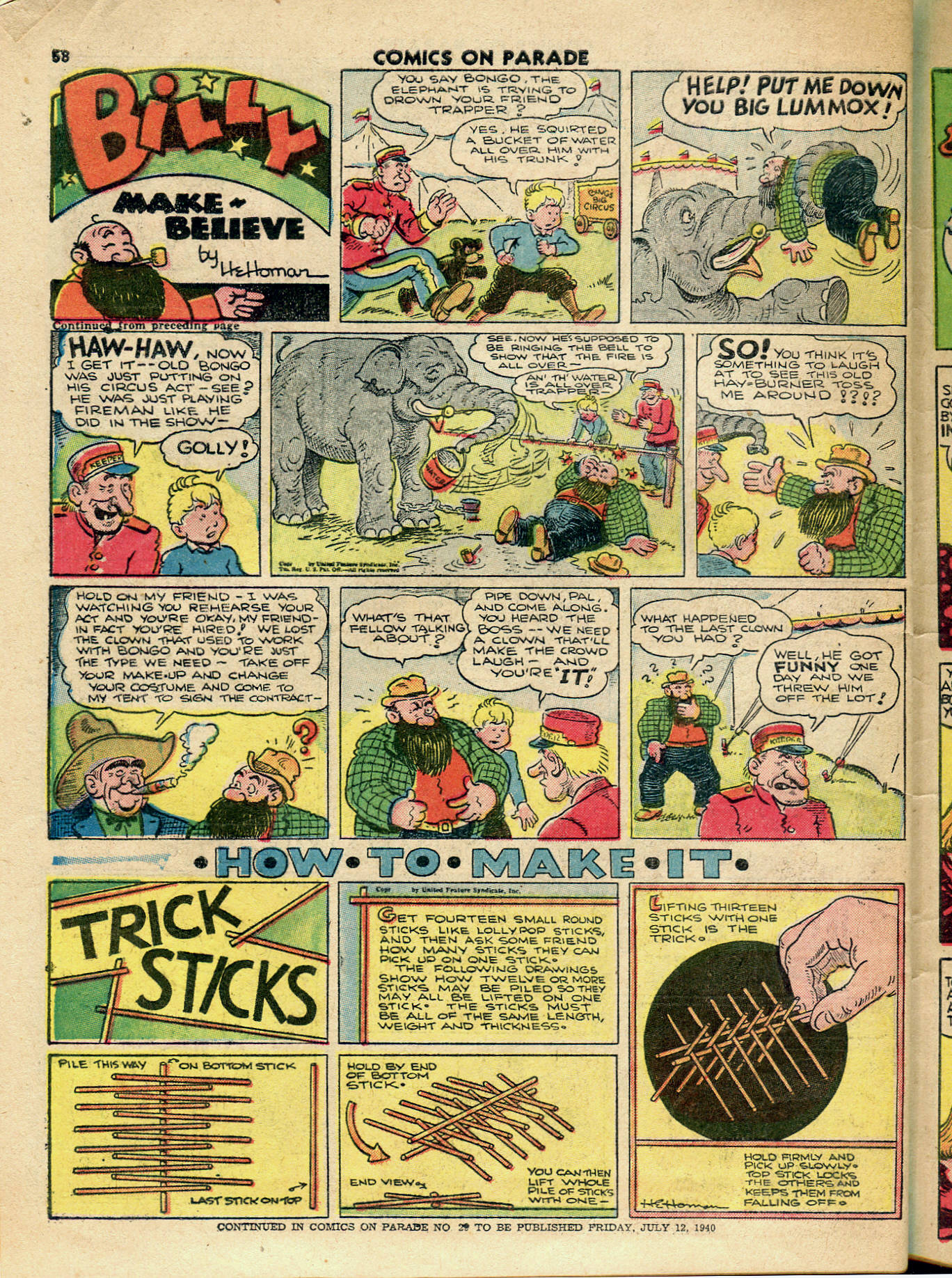 Read online Comics on Parade comic -  Issue #28 - 60