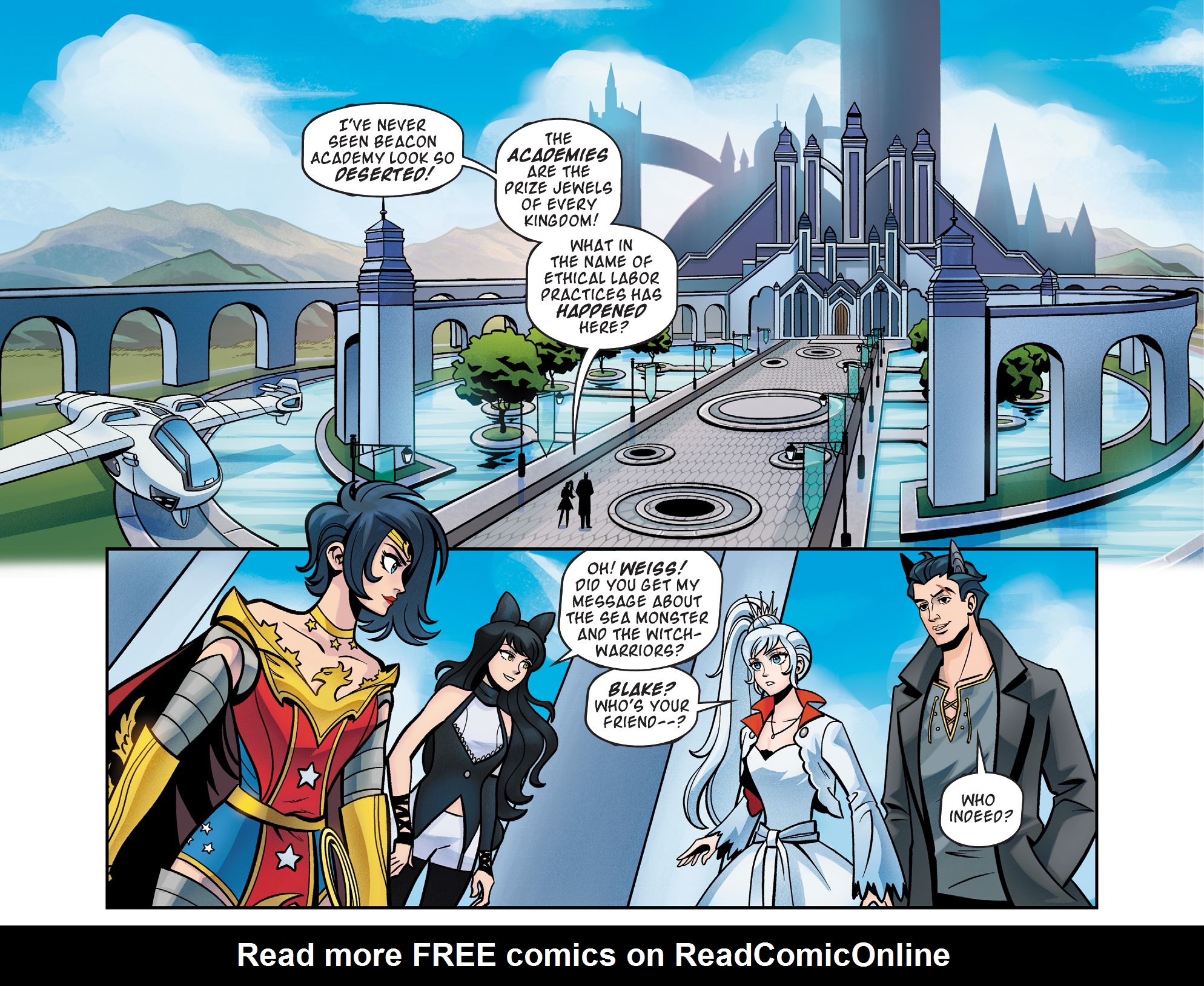 Read online RWBY/Justice League comic -  Issue #4 - 4