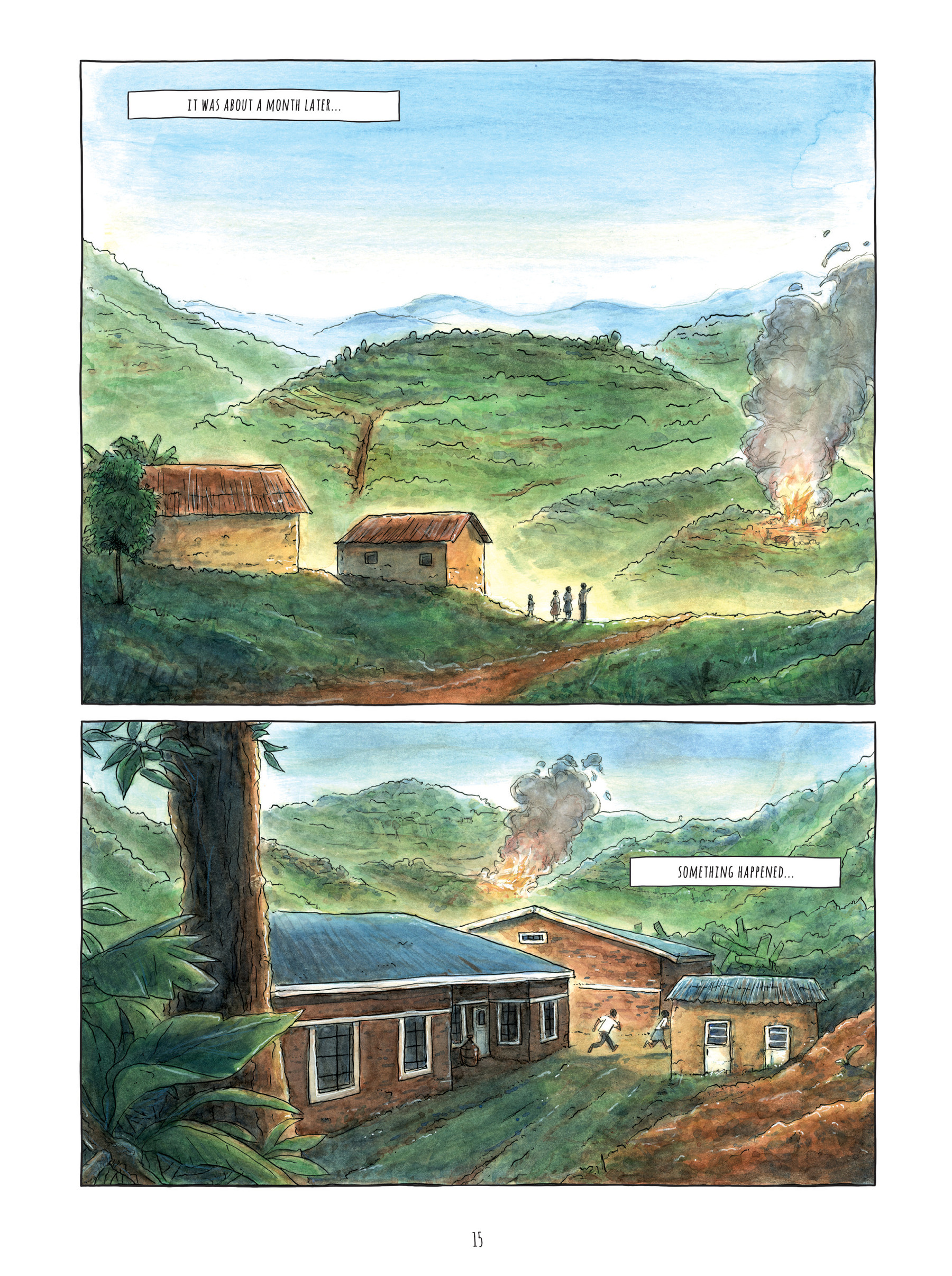 Read online Alice on the Run: One Child's Journey Through the Rwandan Civil War comic -  Issue # TPB - 14