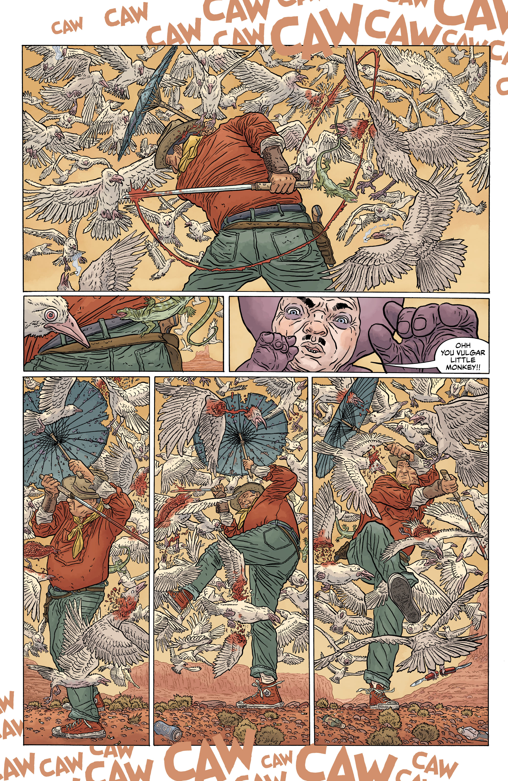 Read online Shaolin Cowboy: Cruel to Be Kin comic -  Issue #2 - 10