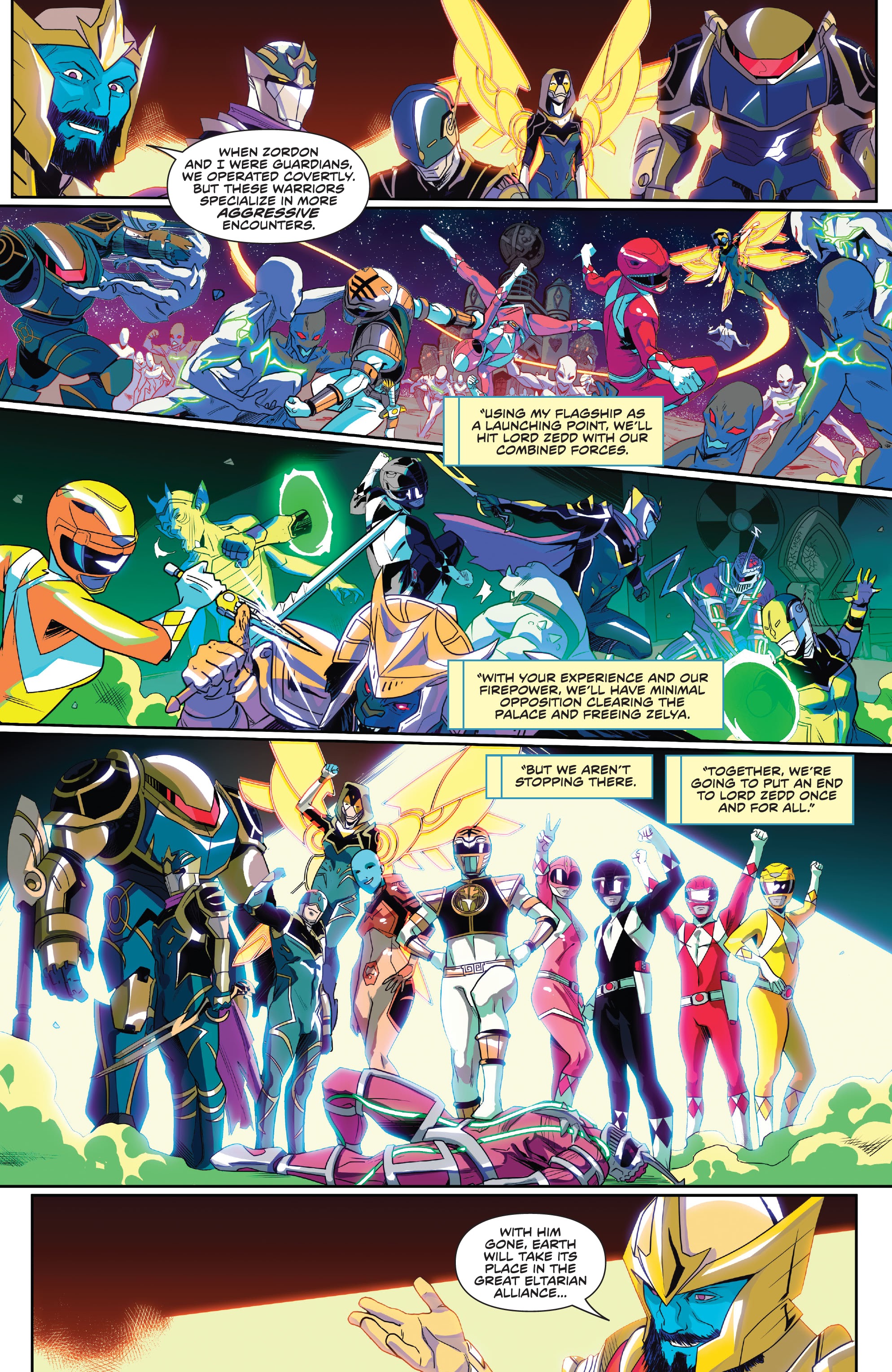Read online Mighty Morphin comic -  Issue #11 - 12