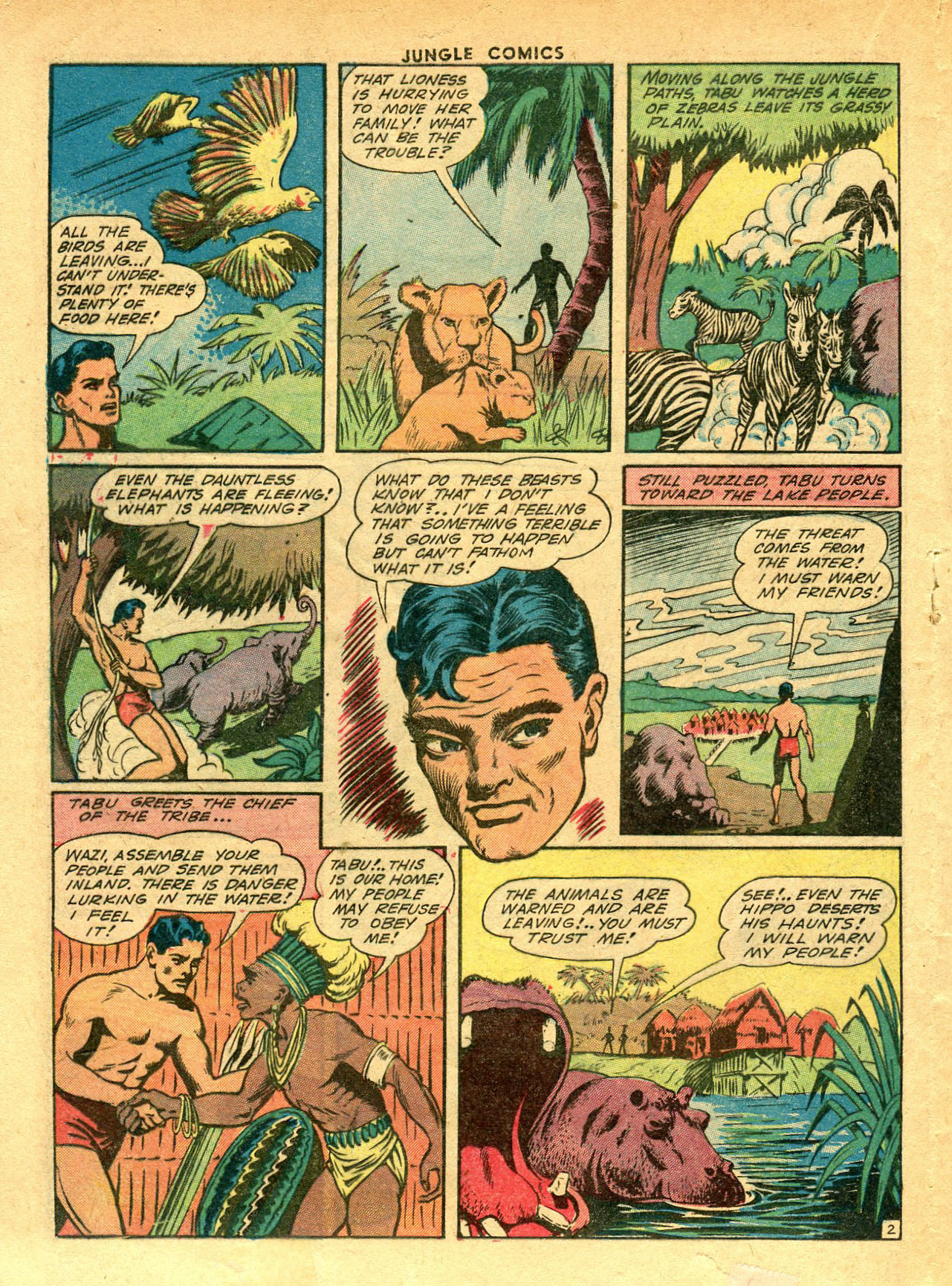 Read online Jungle Comics comic -  Issue #43 - 42