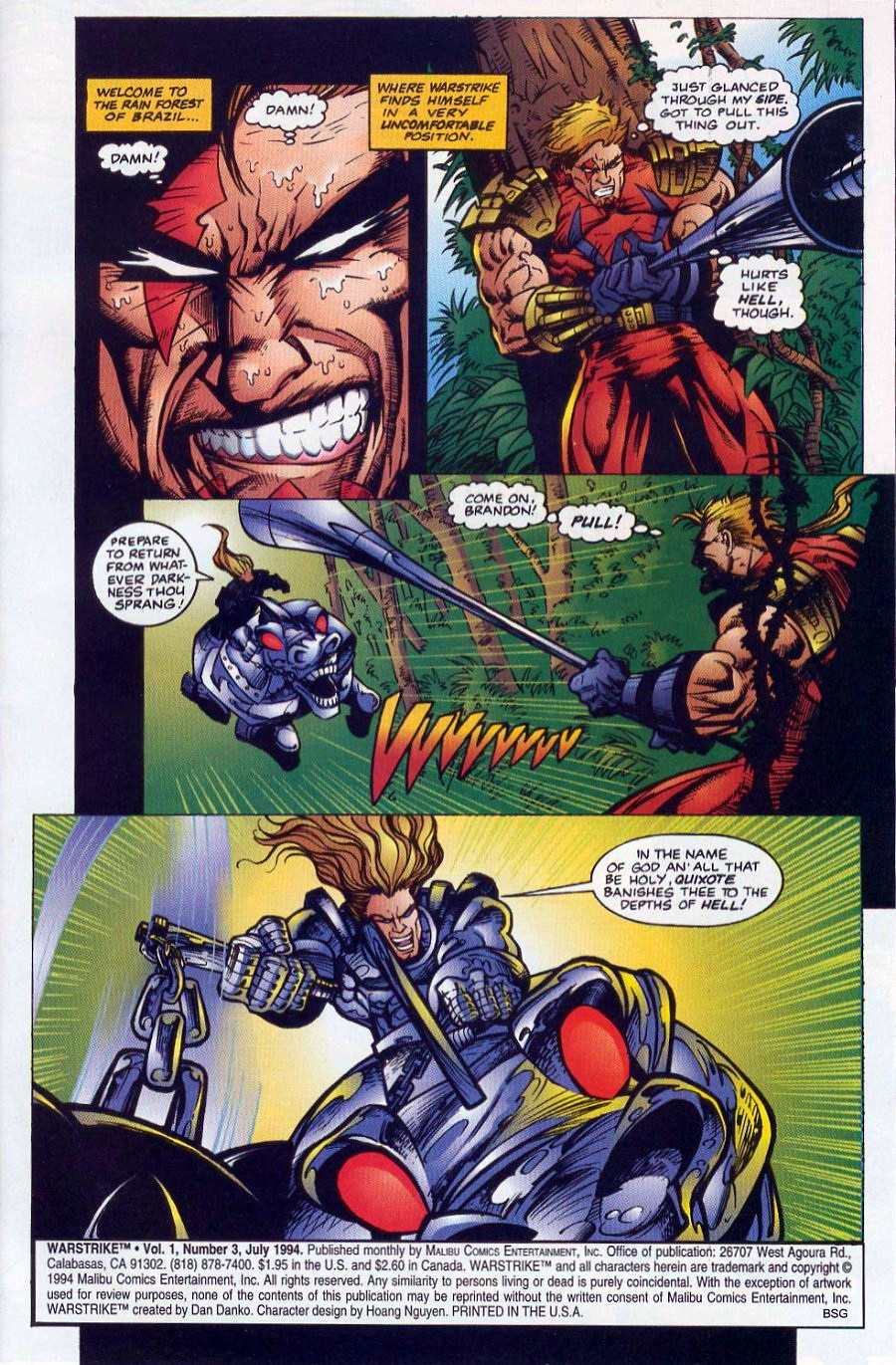 Read online Warstrike comic -  Issue #3 - 2