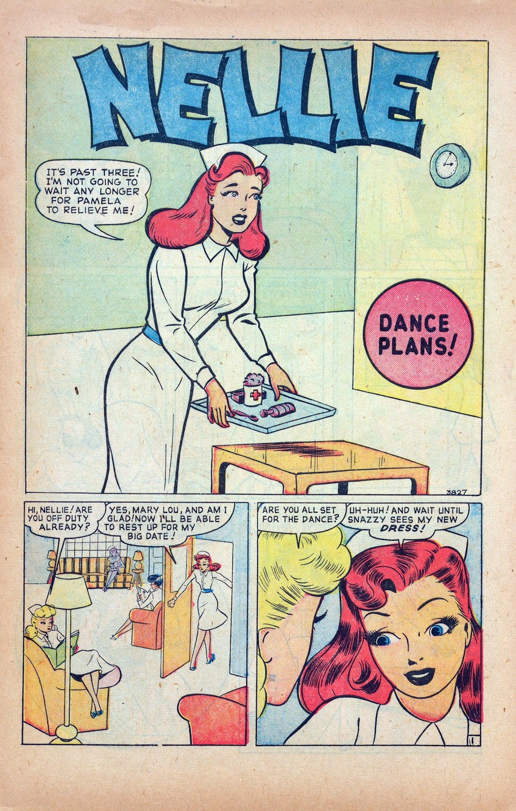 Read online Nellie The Nurse (1945) comic -  Issue #24 - 3