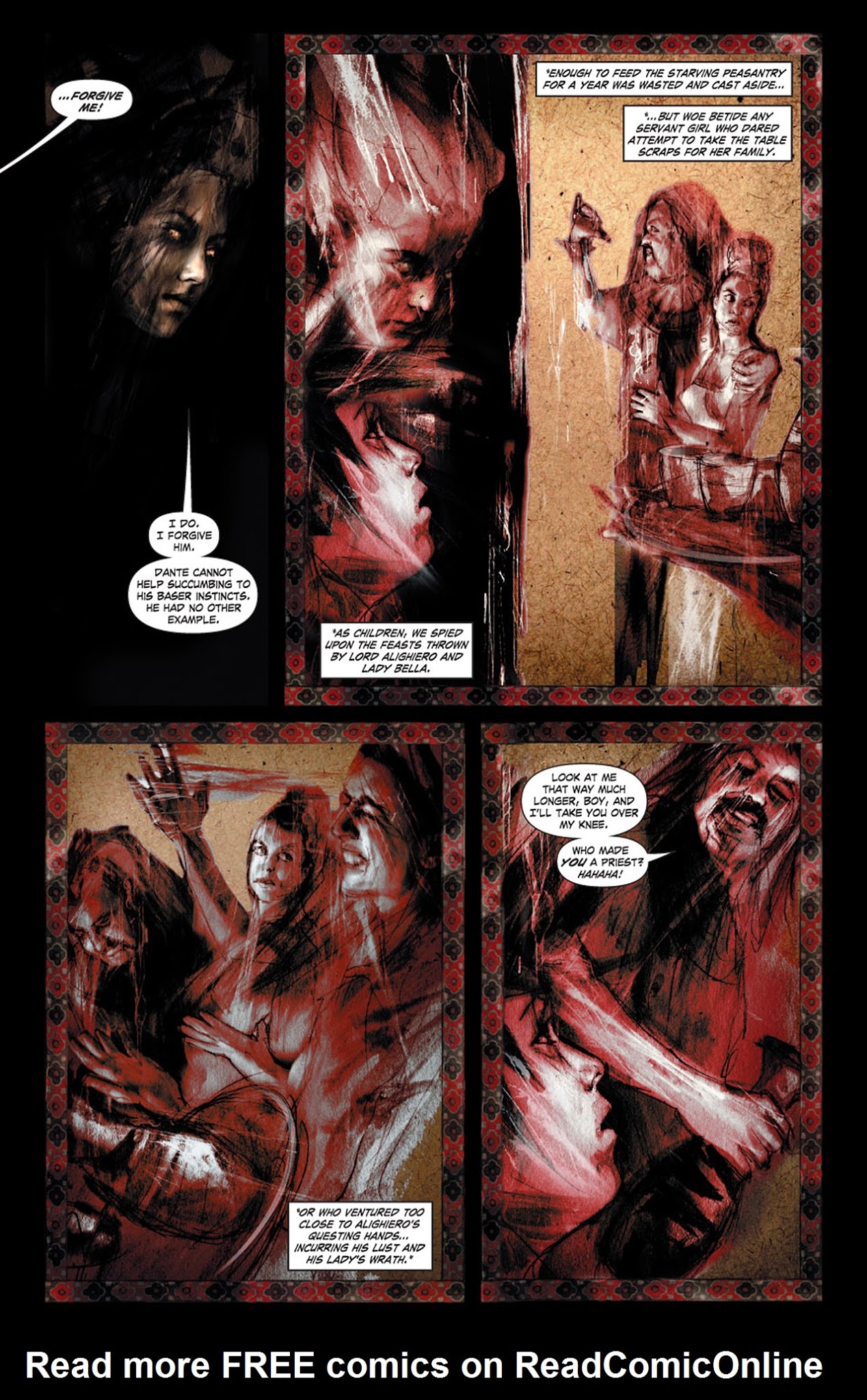 Read online Dante's Inferno comic -  Issue #3 - 12
