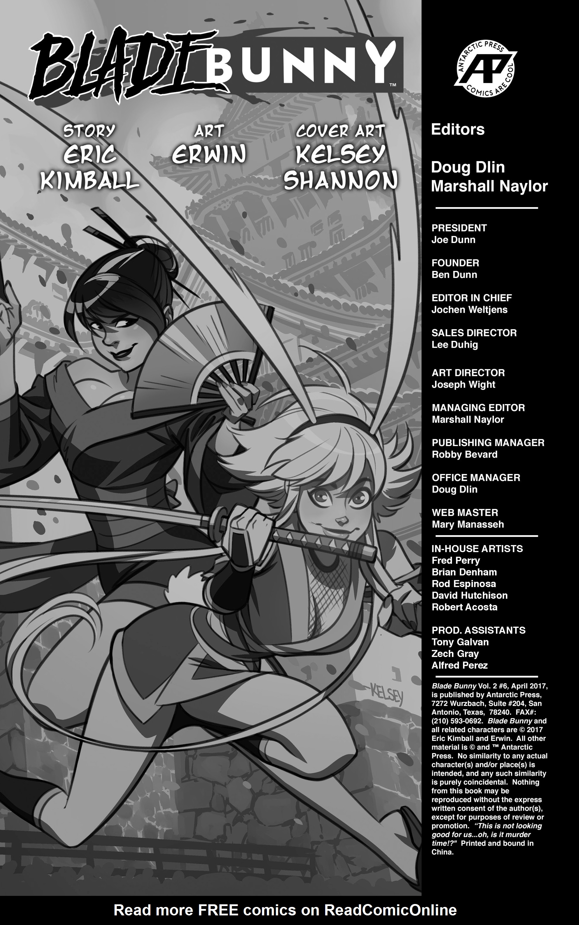 Read online Blade Bunny Vol.2 comic -  Issue #6 - 2