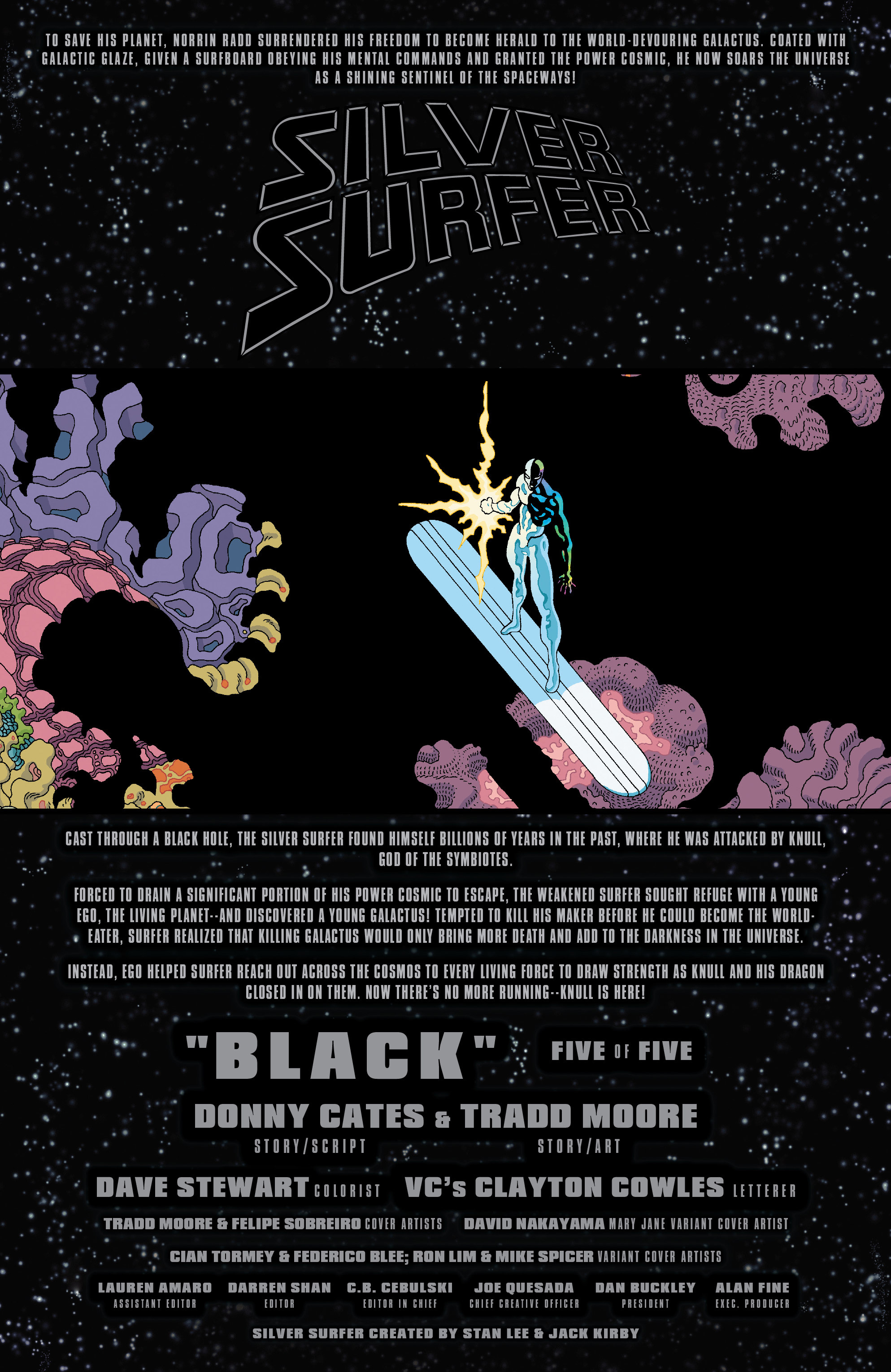 Read online Silver Surfer: Black comic -  Issue #5 - 2